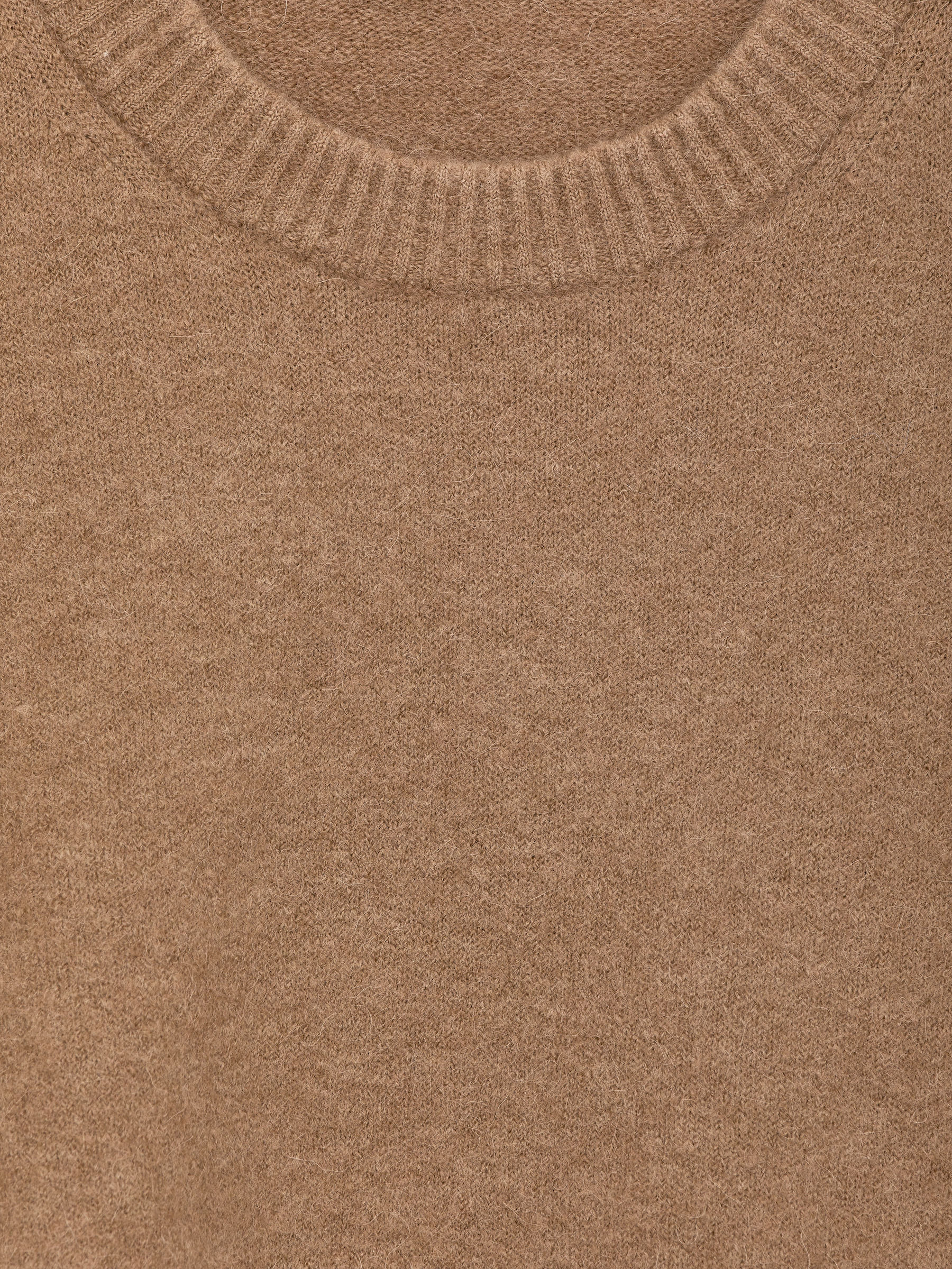 Alpaca-Wool Blend Jumper - Beige - Regular fit - Men - StillMedia/DescriptiveDetail - 1
