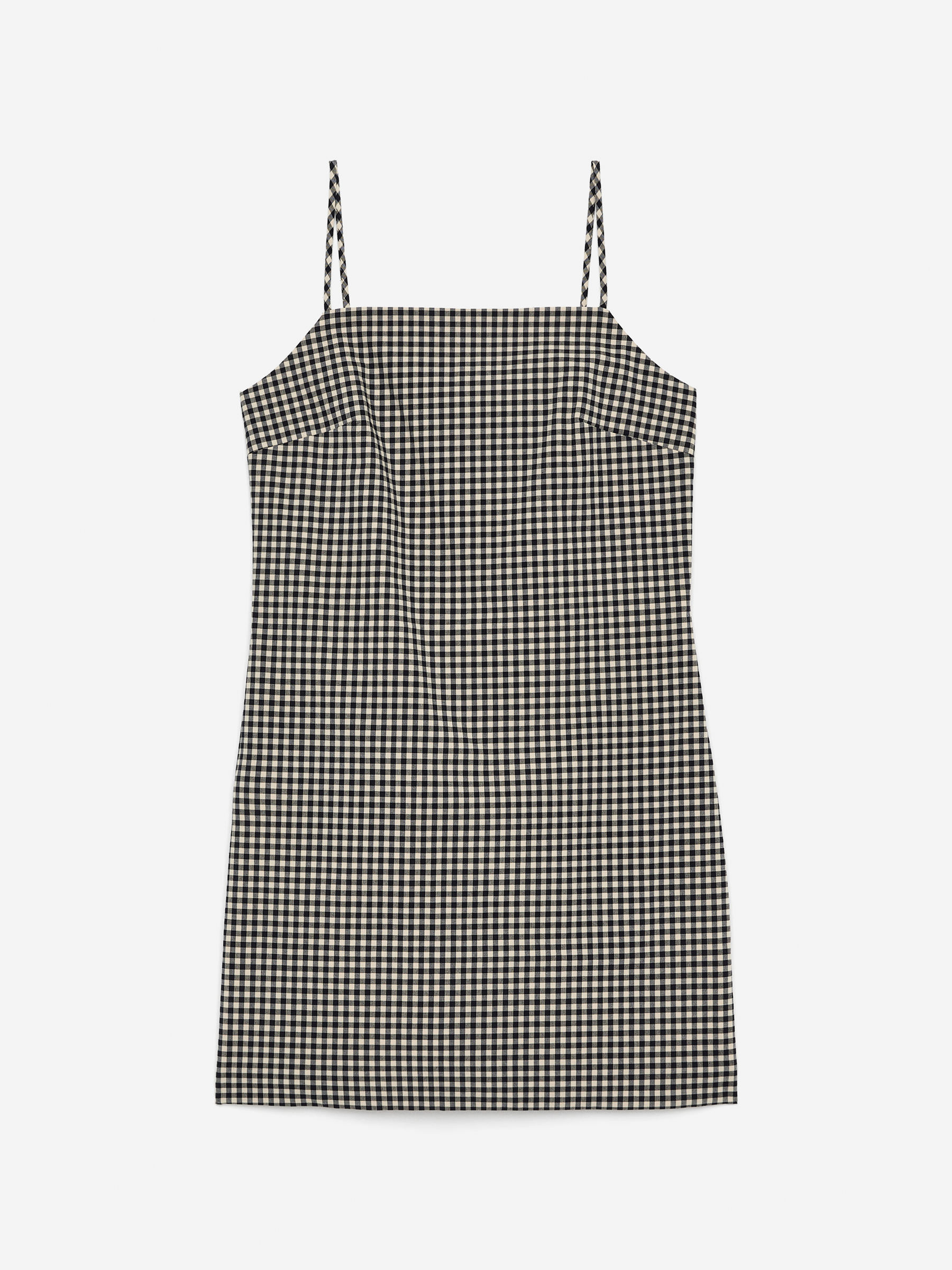 Minivestido de cuadros vichy-Azul-15646