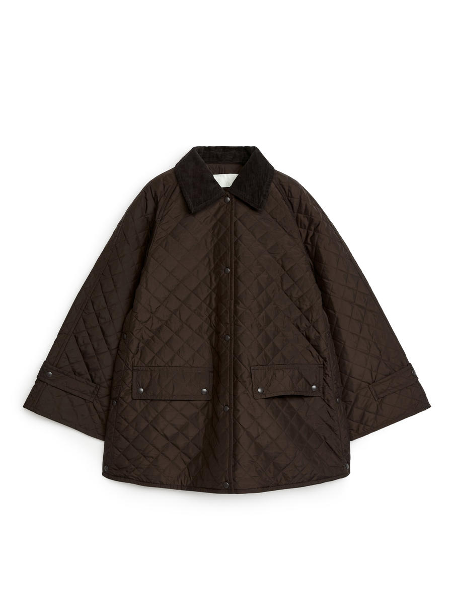 Arket quilted coat online