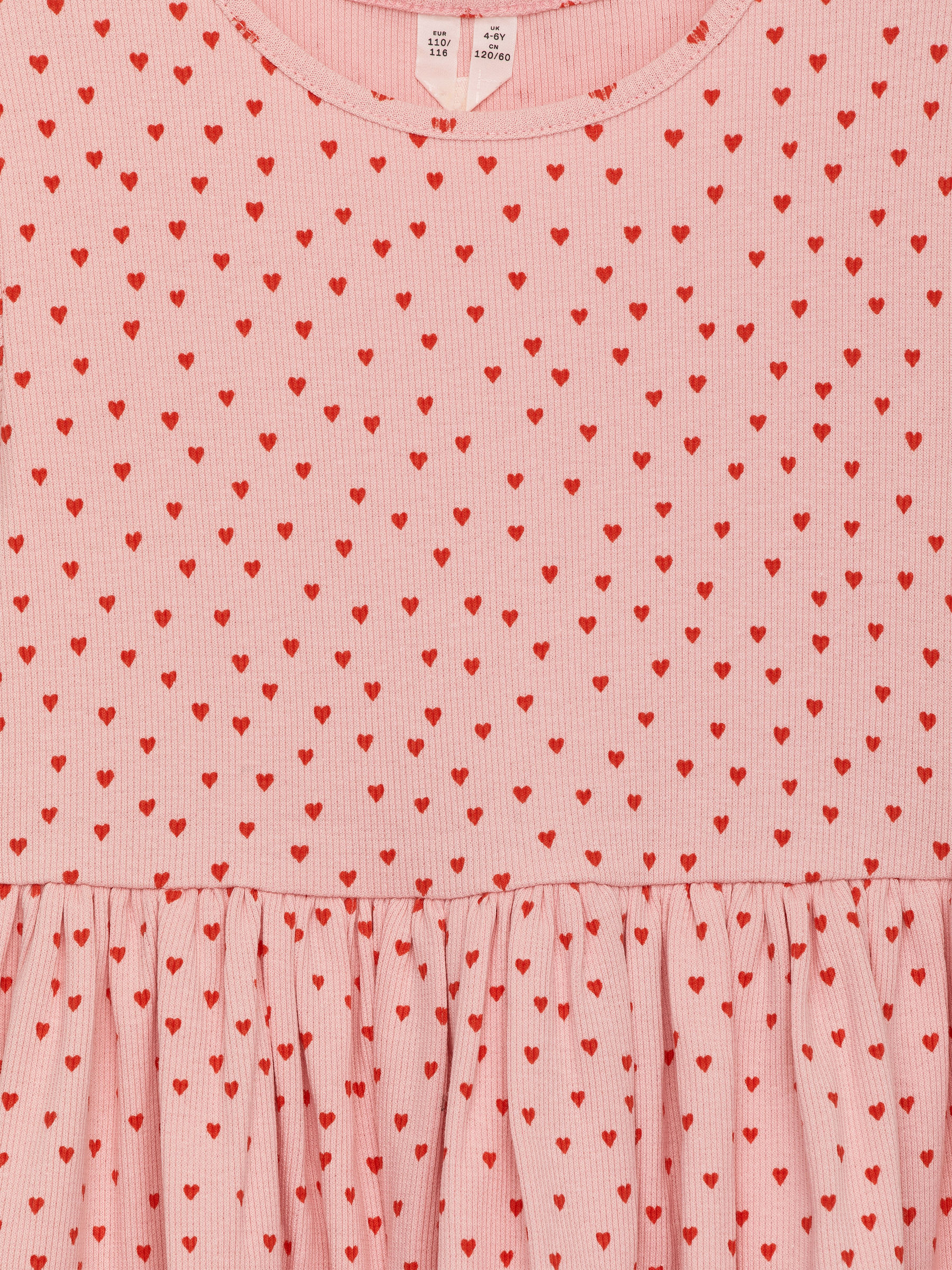 Cotton Rib Dress - Pink - Regular fit - Children - StillMedia/DescriptiveDetail - 1