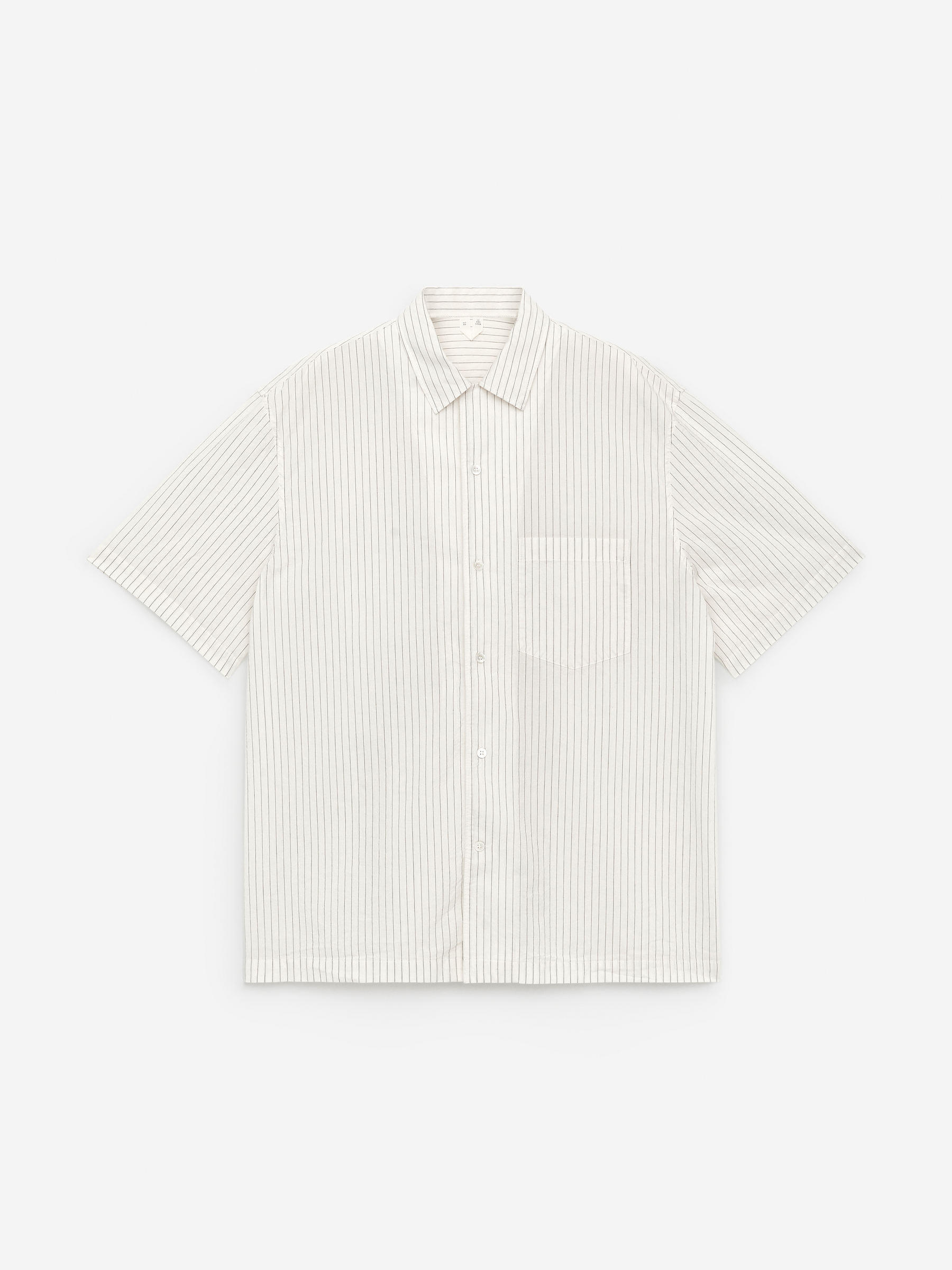 Cotton Resort Shirt-#EDEEE6-15831