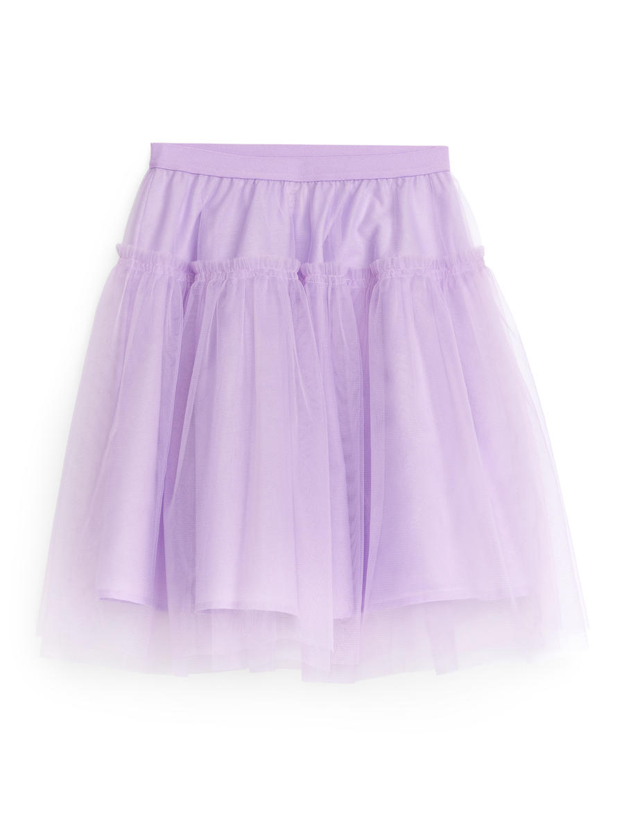 Tulle Skirt-#B4A0C9-216