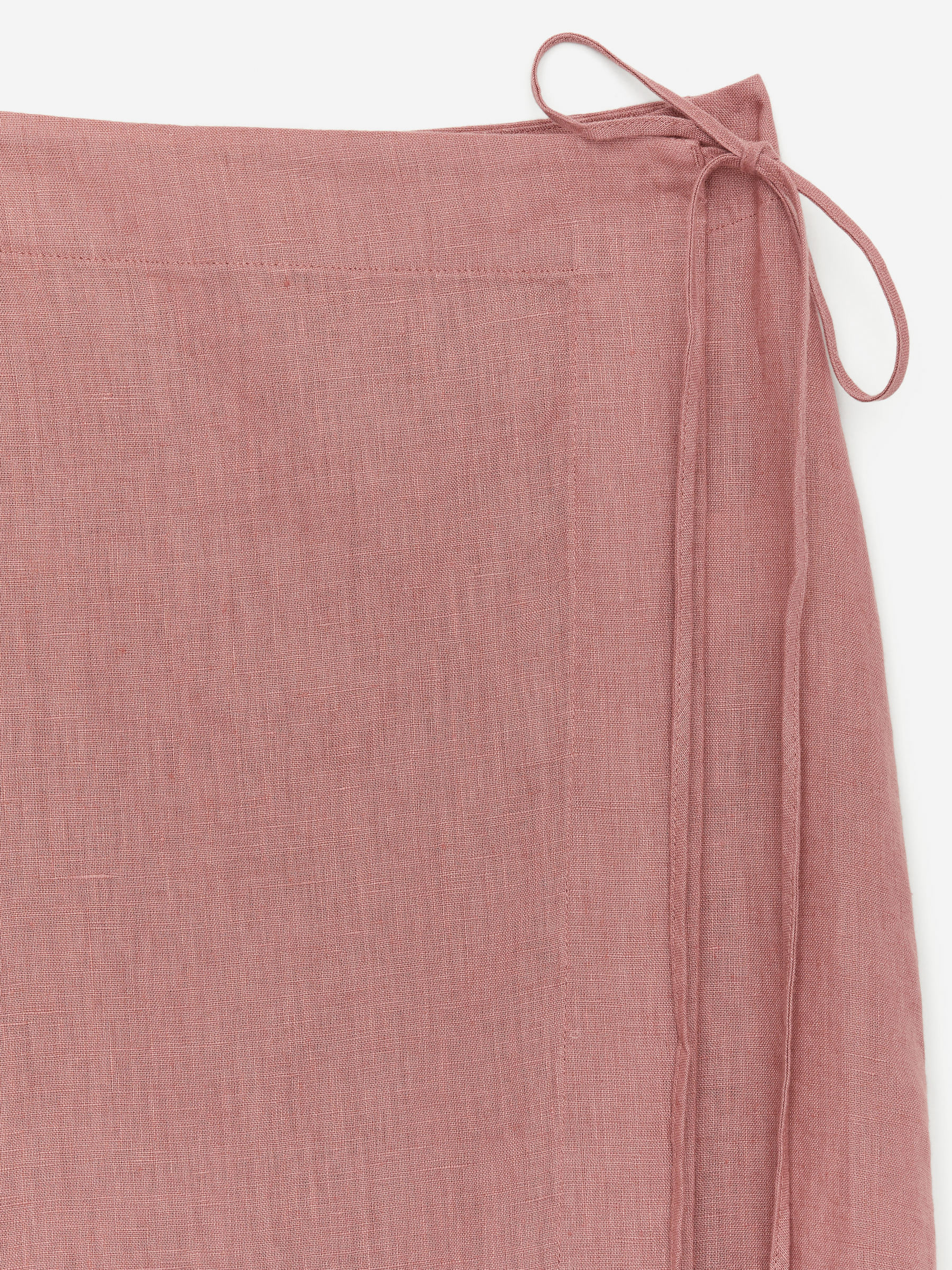 Linen Wrap Skirt - Dusty Pink - Regular fit - Women - StillMedia/DescriptiveDetail - 2