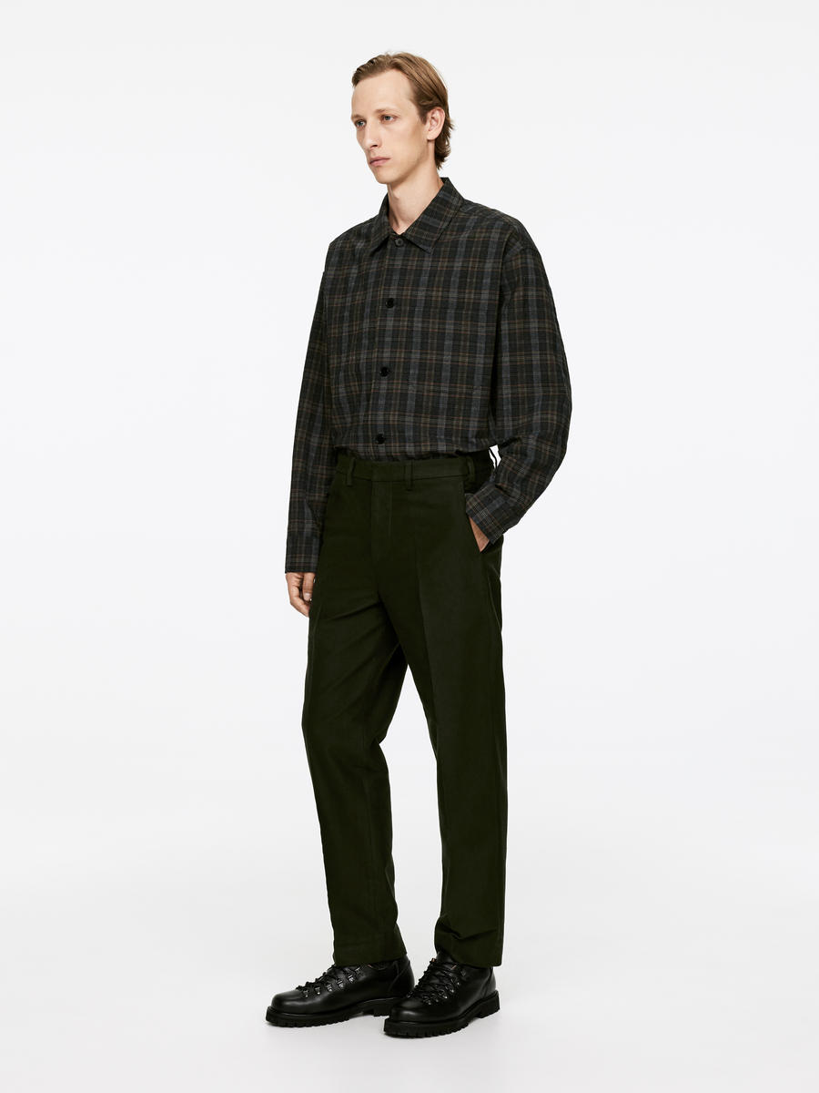 Moleskin Trousers-#3E362D-13339