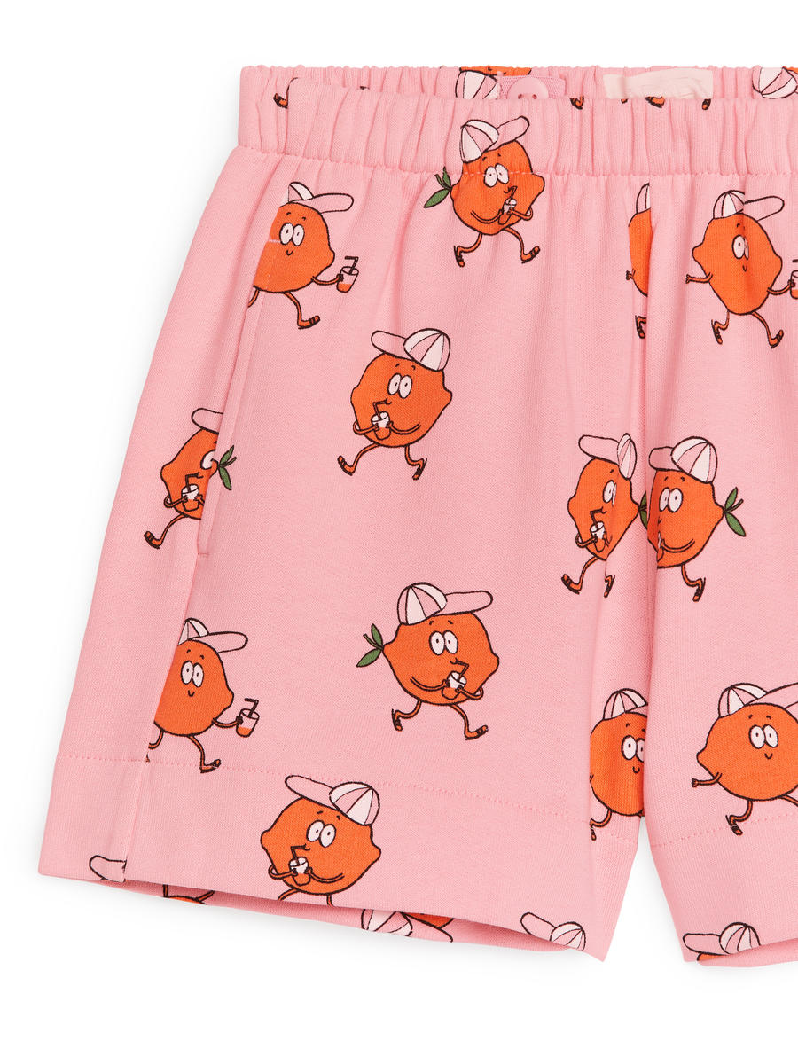 Shorts aus French Terry-#E3B2C2-5292