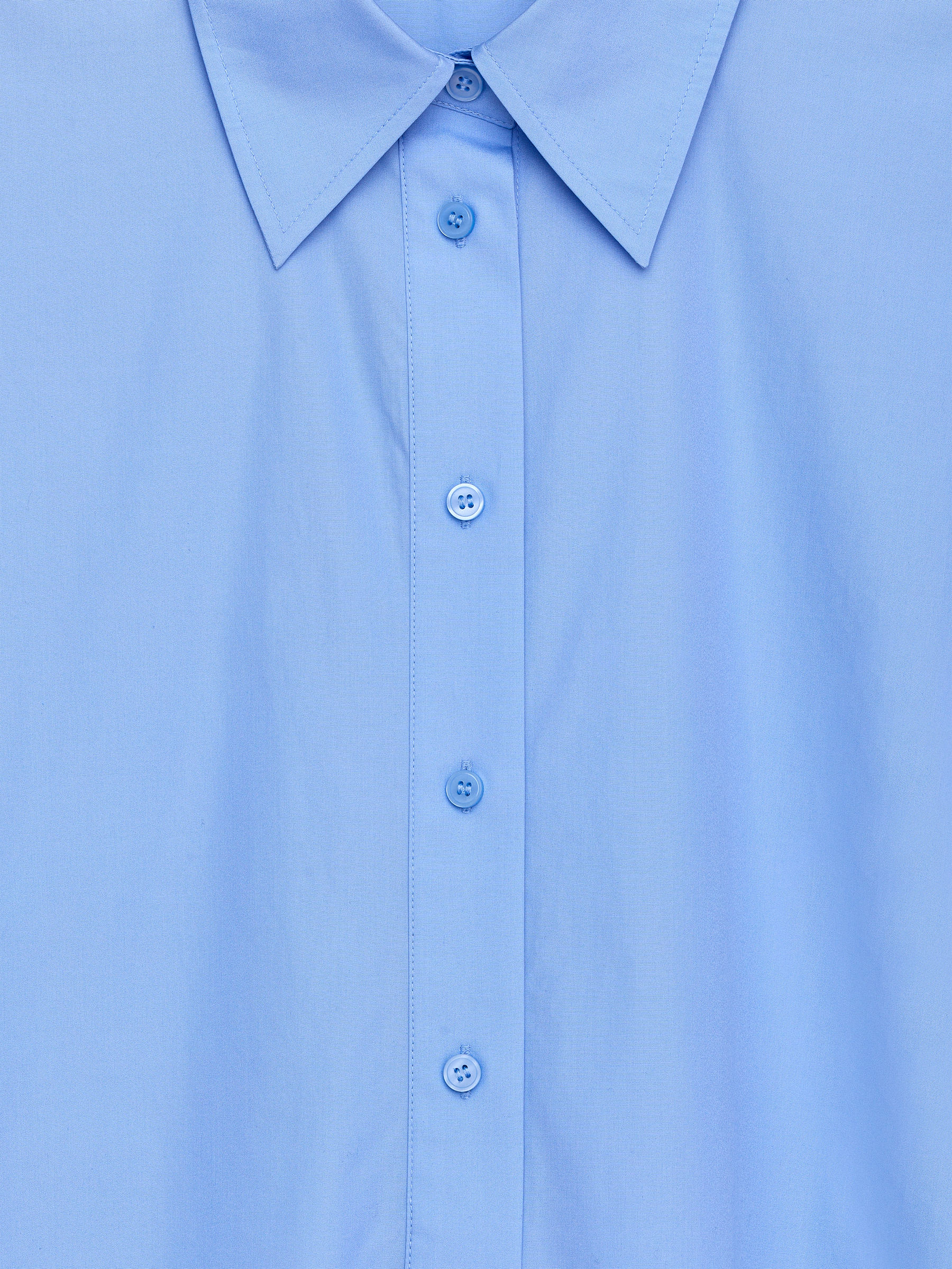 Oversize Shirt Dress - Light Blue - Oversized - Women - StillMedia/DescriptiveDetail - 2