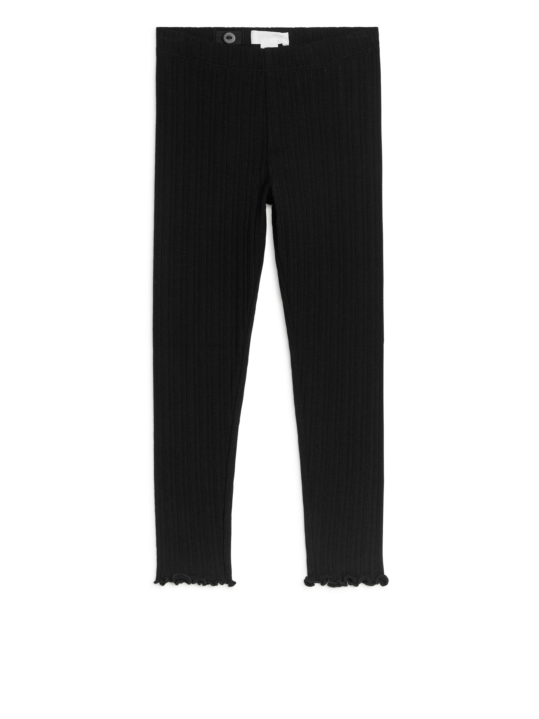 Pointelle-Leggings - Schwarz - Kinder - StillMedia/DescriptiveStillLife - 1