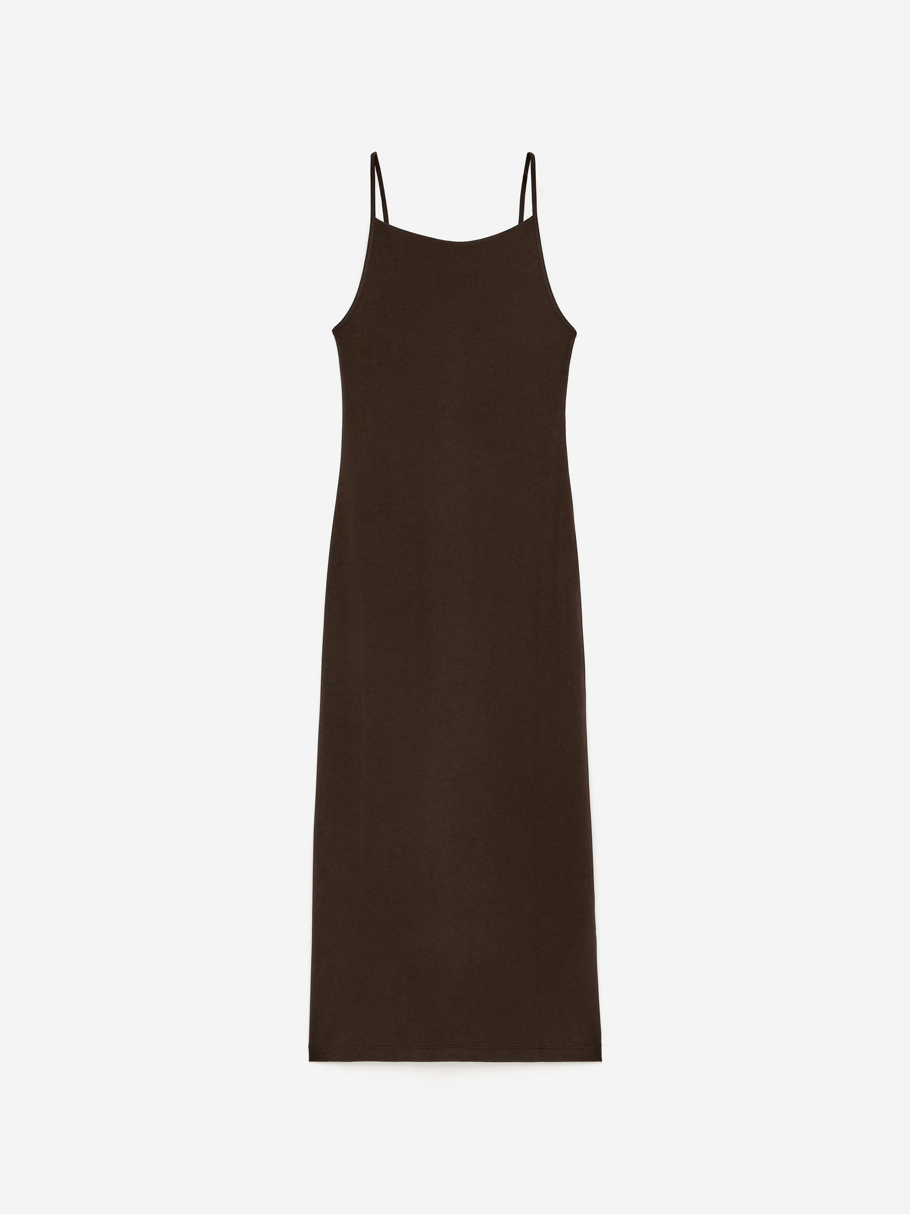 Rib Dress-#443A38-15827