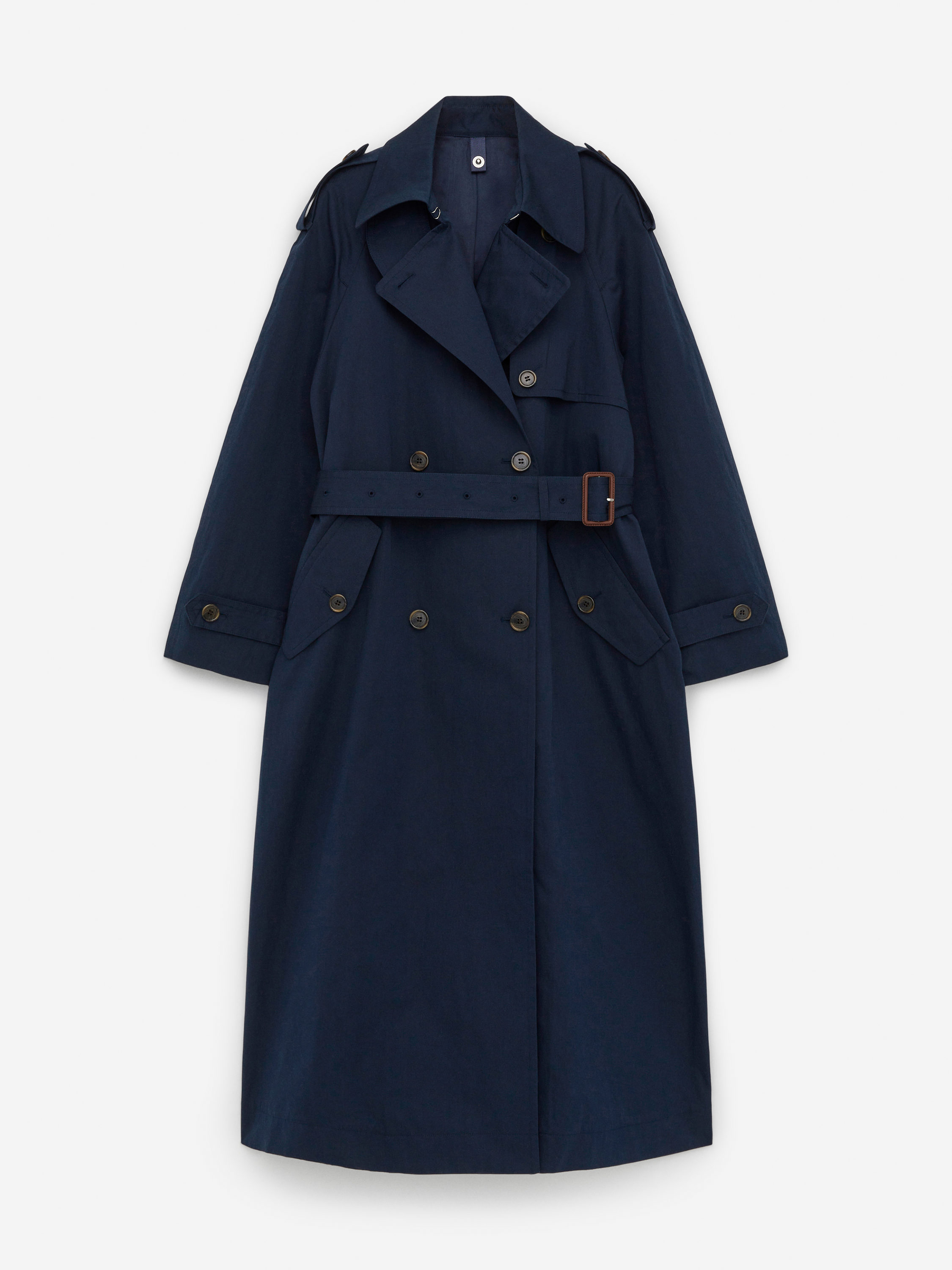 2-in-1 Trench Coat – Dark Blue – Women – ARKET DK
