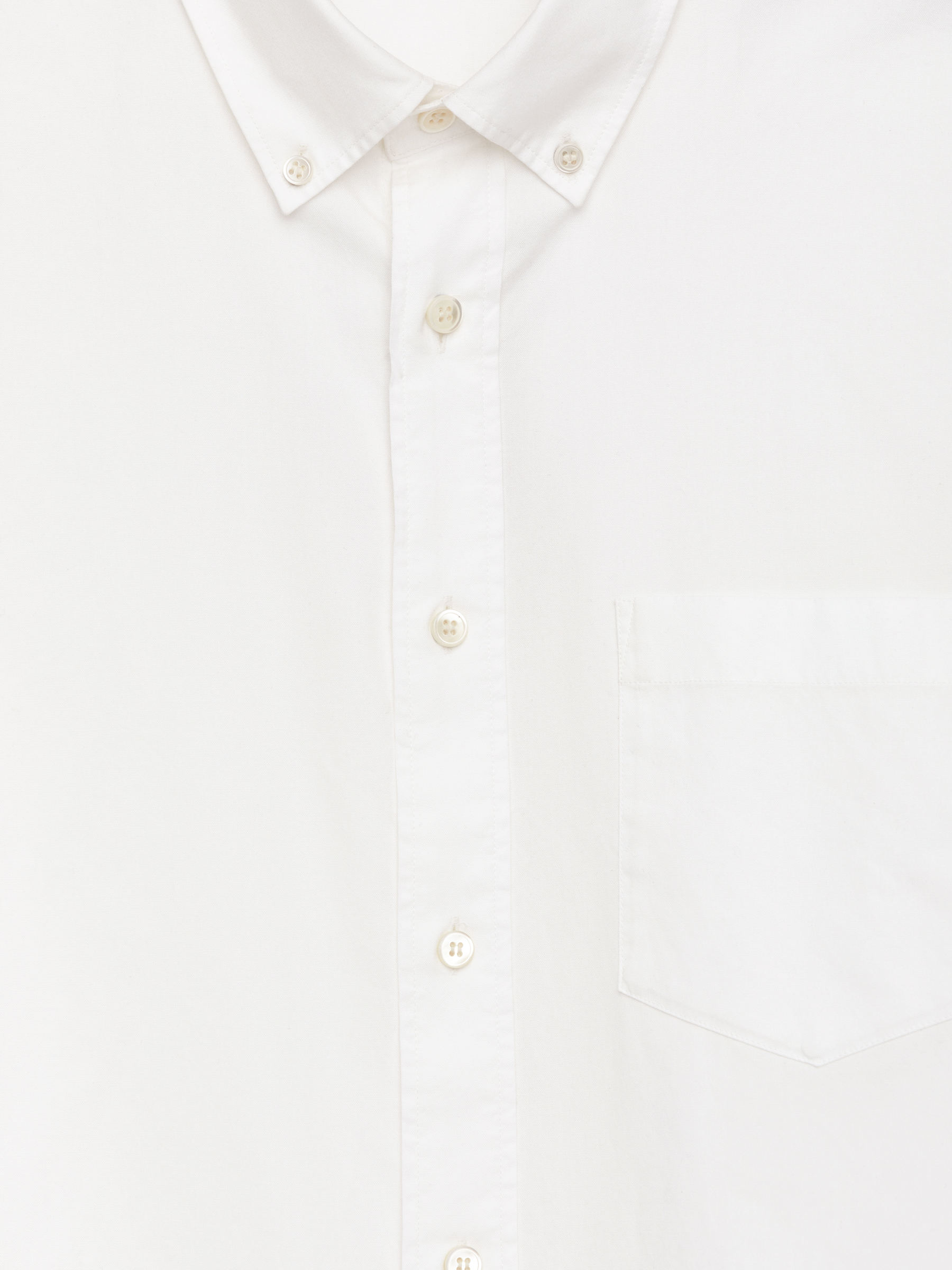 Button-Down Poplin Shirt - White - Regular fit - Men - StillMedia/DescriptiveDetail - 2