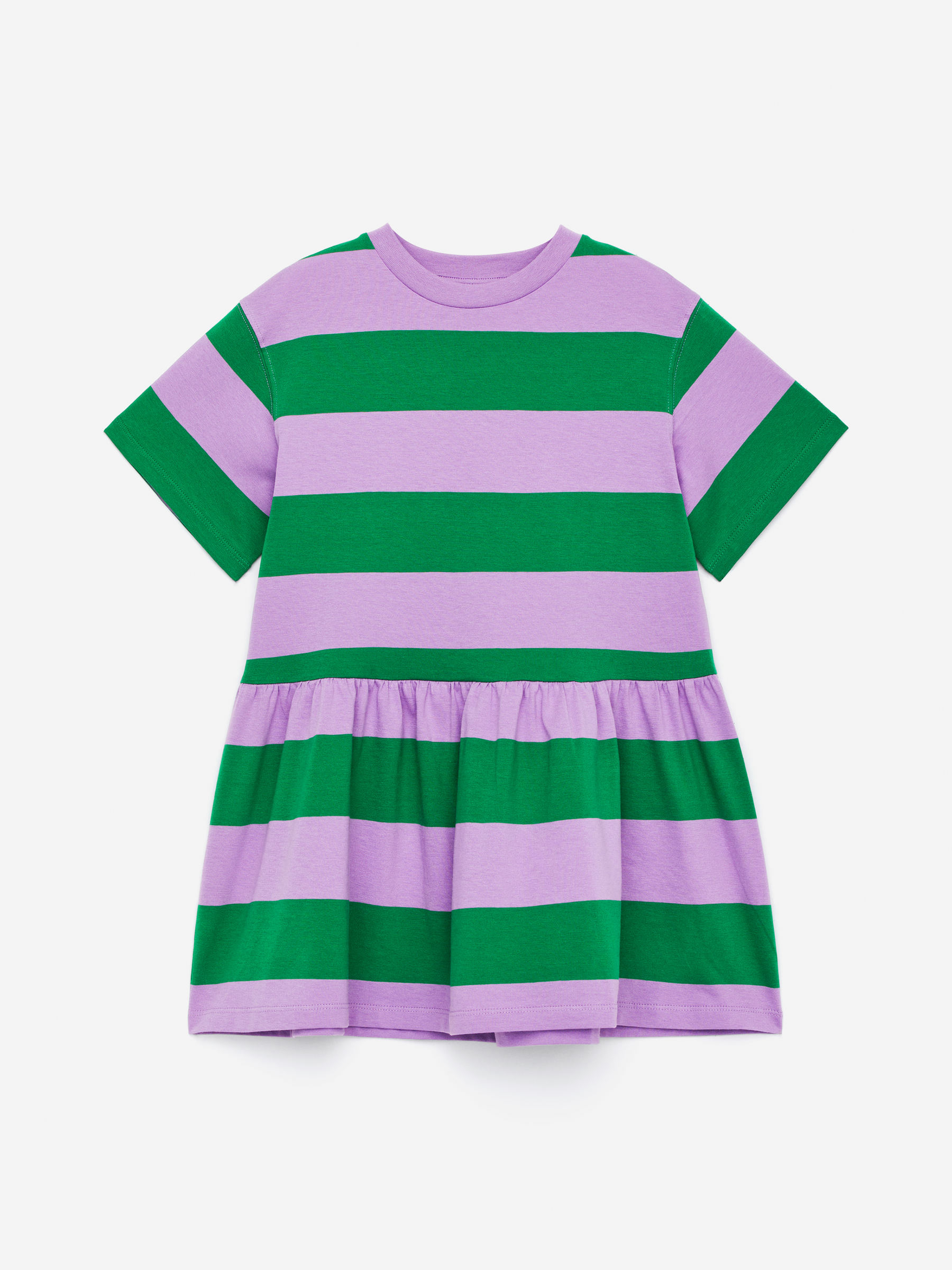 Jersey Frill Dress-#B196C8-15961