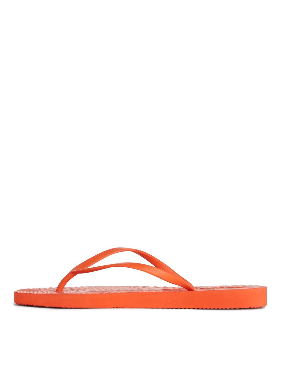 Sleepers Tapered Flip Flops - Orange - Women - 1164443003