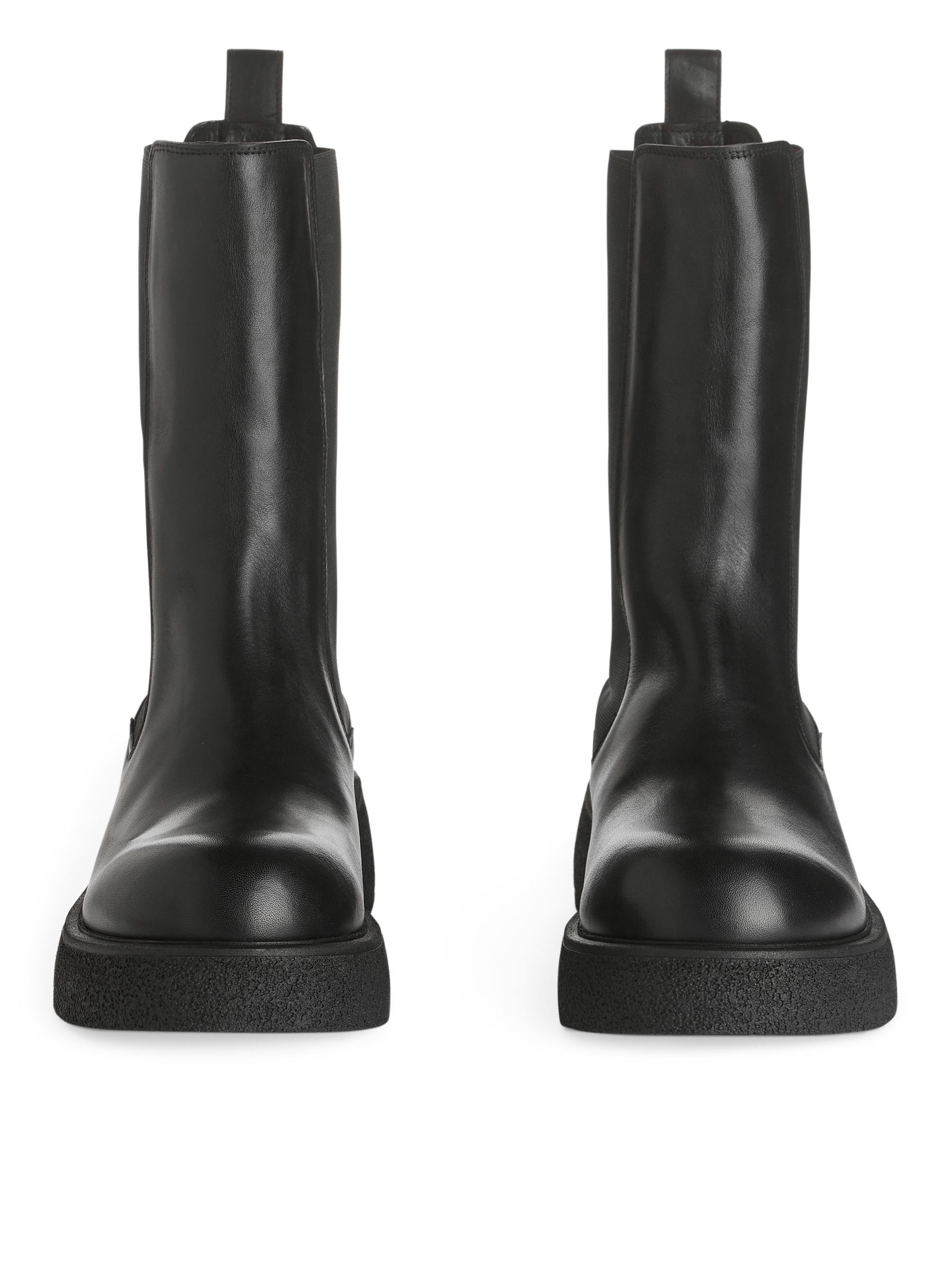 High-Shaft Chelsea Boots - Black - Women - StillMedia/DescriptiveStillLife - 2