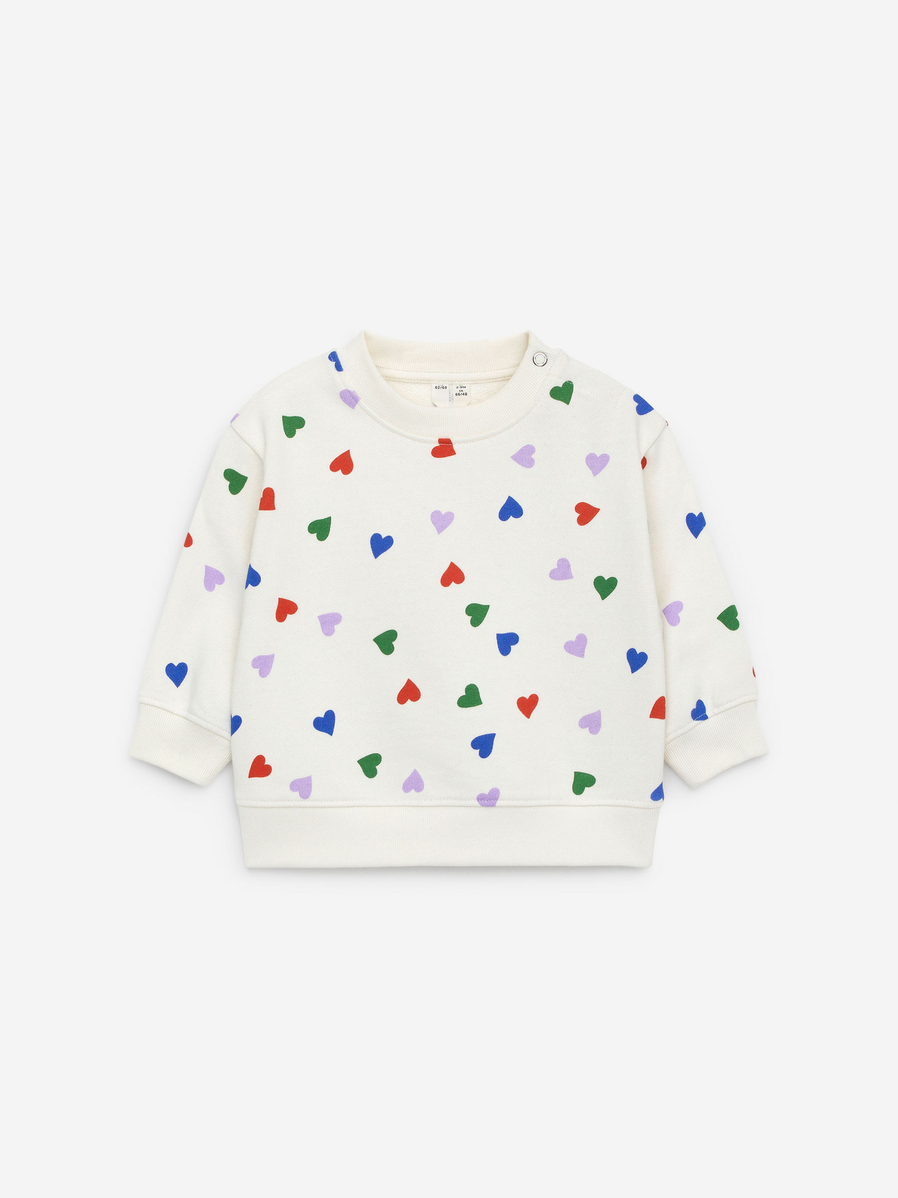 Cotton Sweatshirt-#EEEDE4-16095