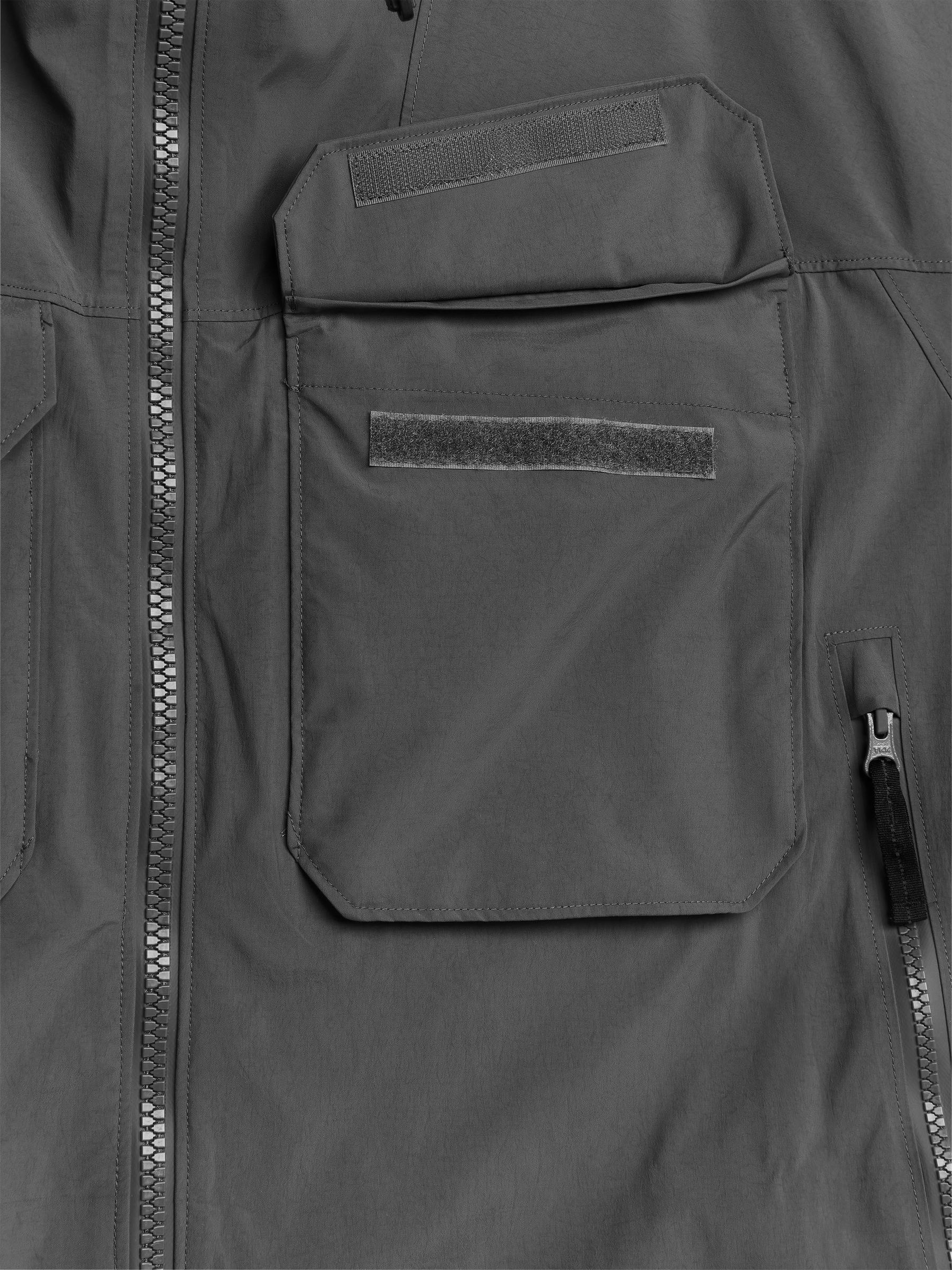 Active Waterproof Shell Jacket - Dark Grey - Corte relajado - Men - StillMedia/DescriptiveDetail - 10