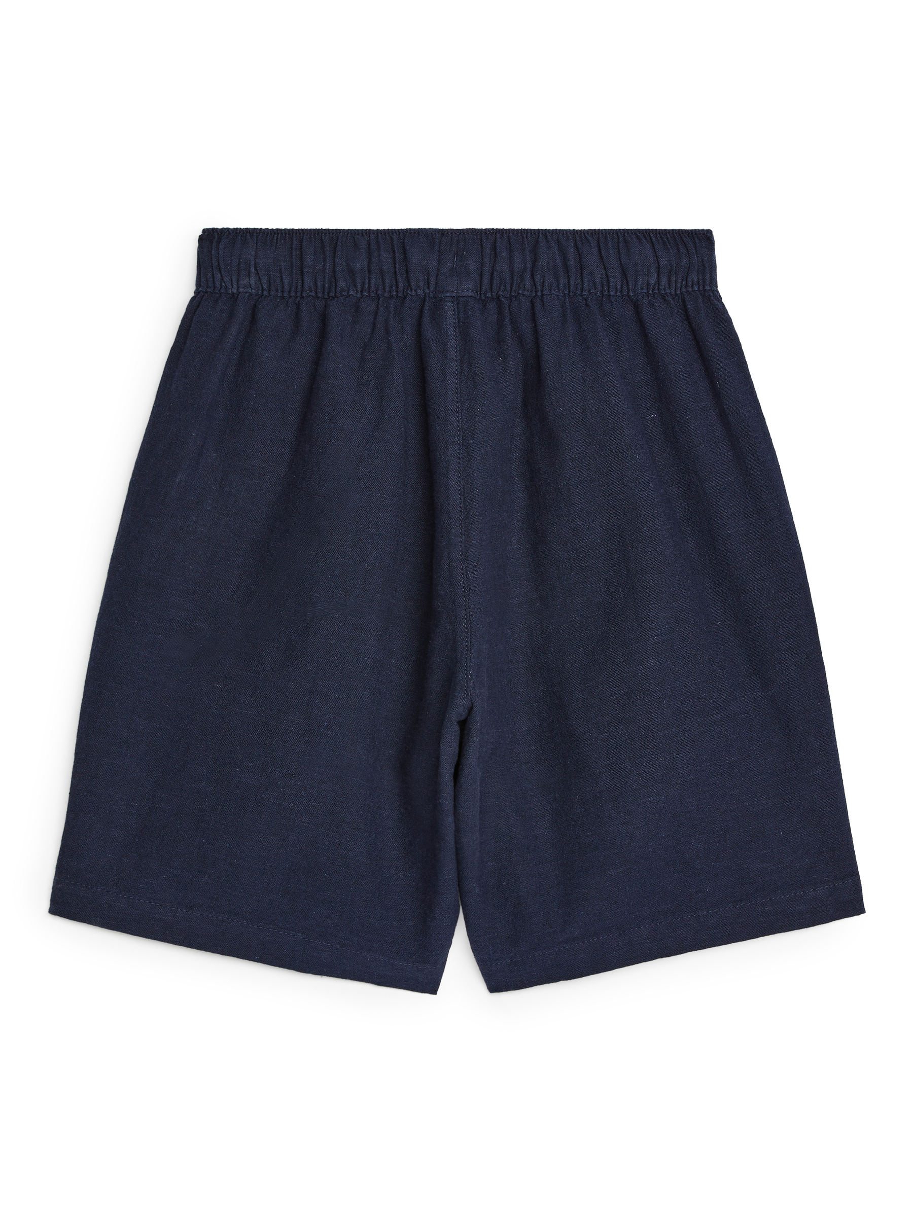 Cotton-Linen Shorts - Dark Blue - Regular fit - Children - StillMedia/DescriptiveStillLife - 2