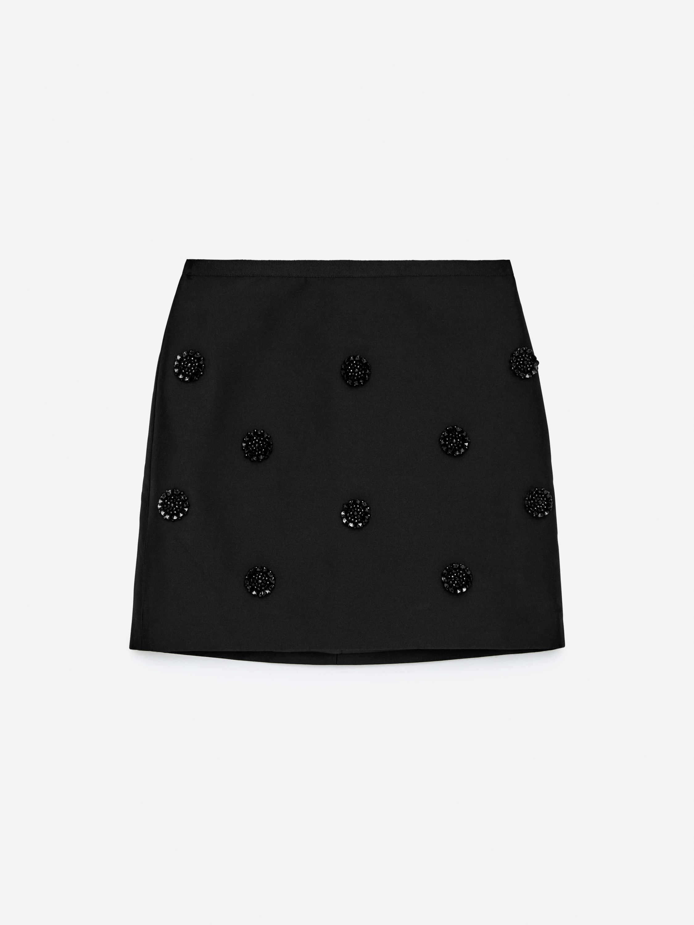 Embellished Mini Skirt – Black – Women – ARKET EU
