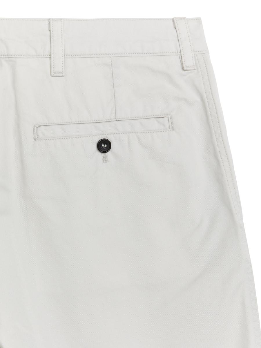 Cotton Shorts - White - Regular fit - Men - 1068737001