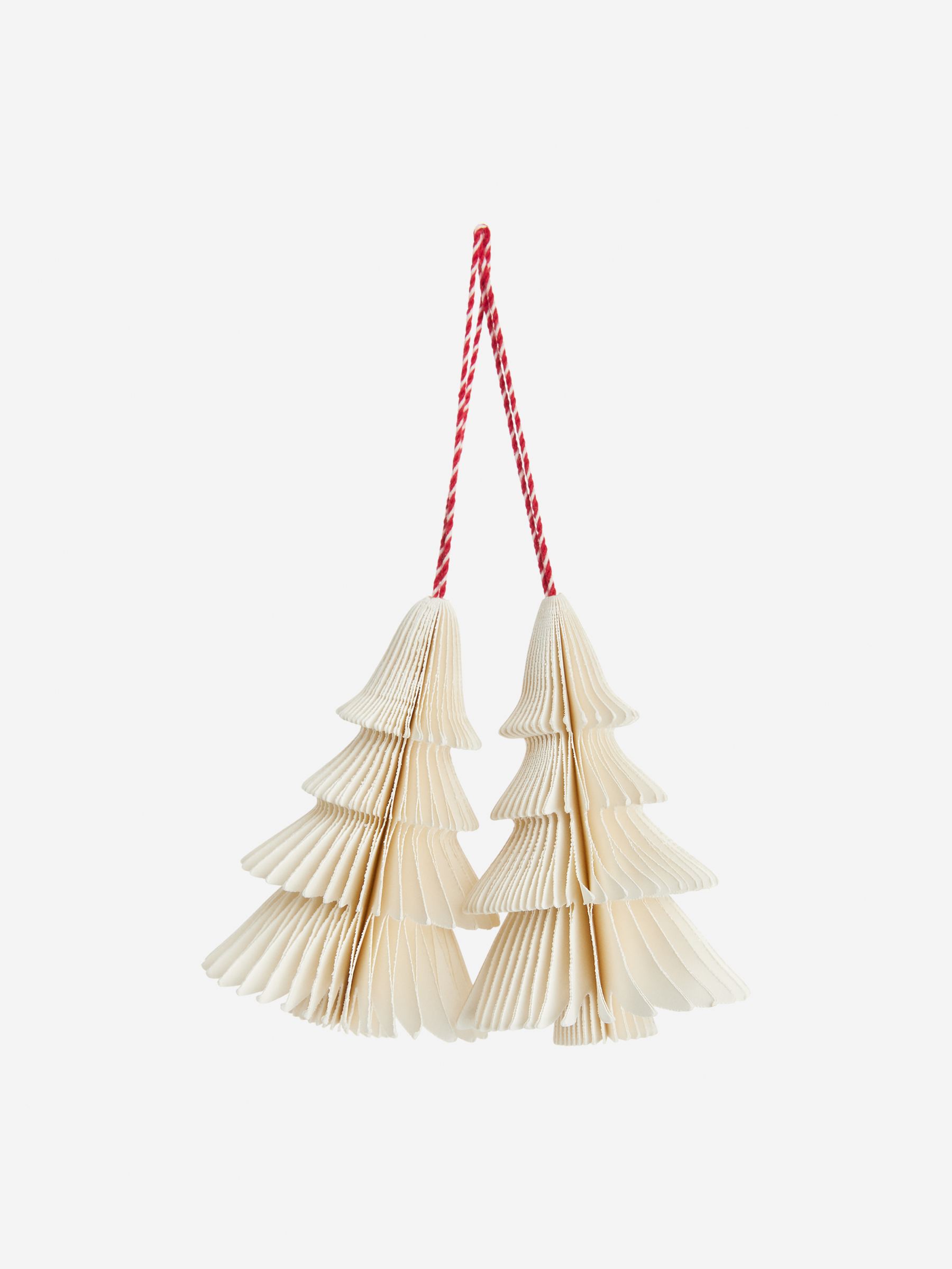 Honeycomb Ornaments Set of 2 - White - Homeware - StillMedia/DescriptiveStillLife - 1