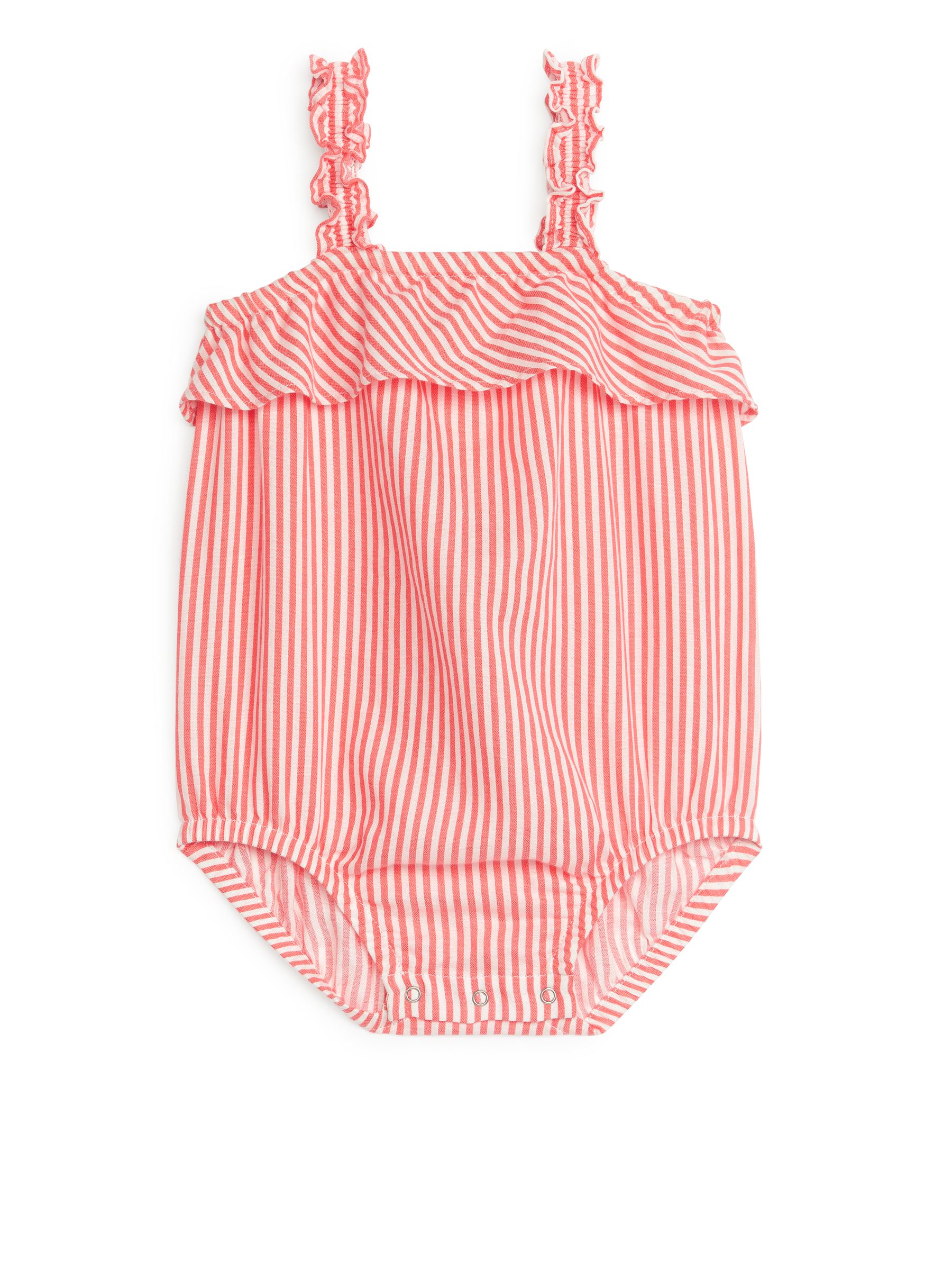 Pelele con volantes-#CF5757-2677