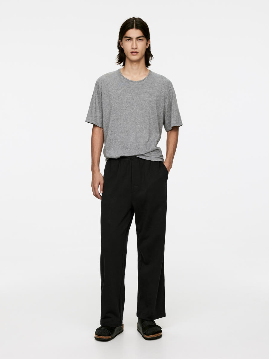 French Terry Sweatpants-#272628-13029