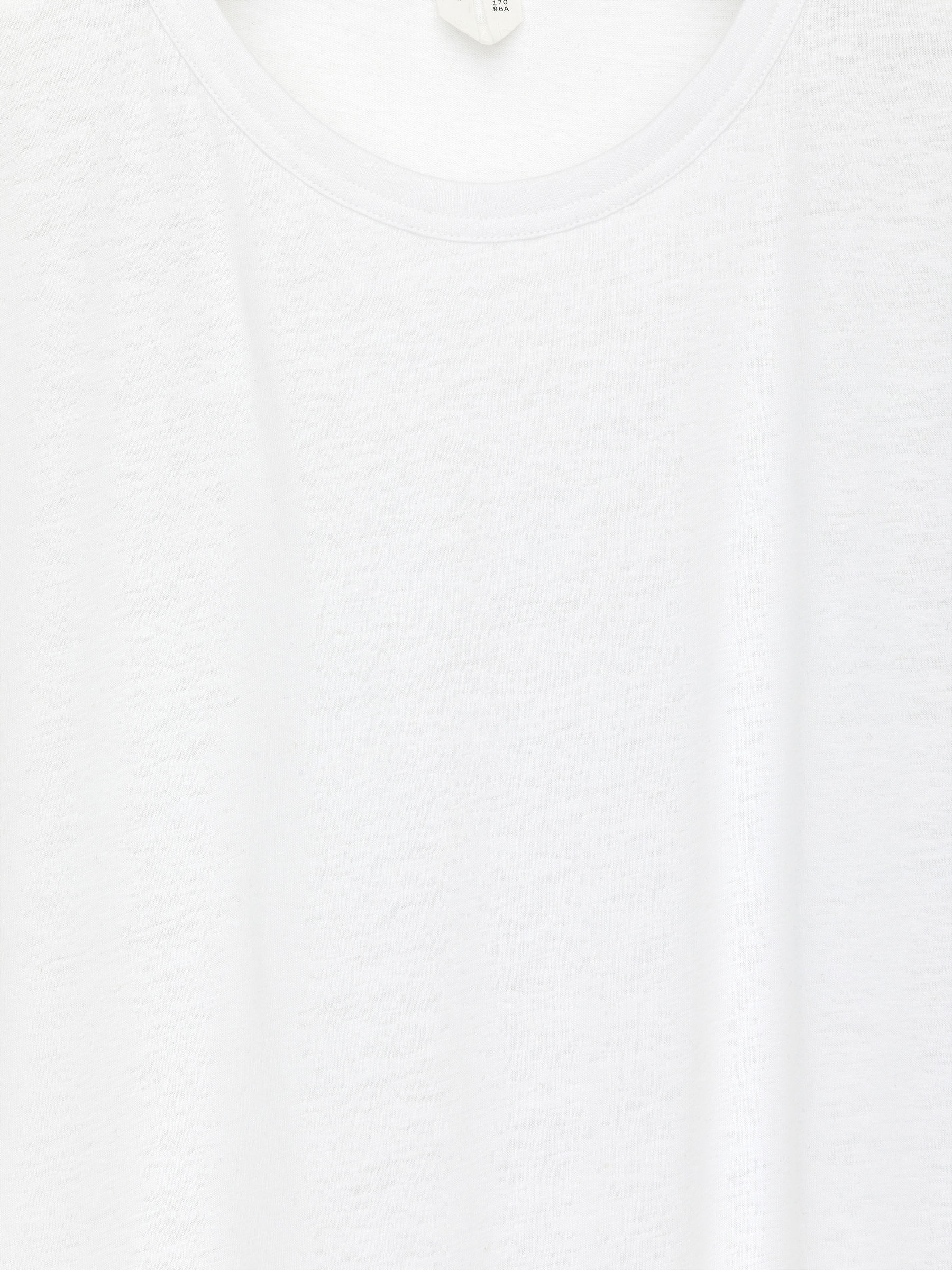 T-shirt en lin mélangé - Blanc - Slim fit - Femme - StillMedia/DescriptiveDetail - 2