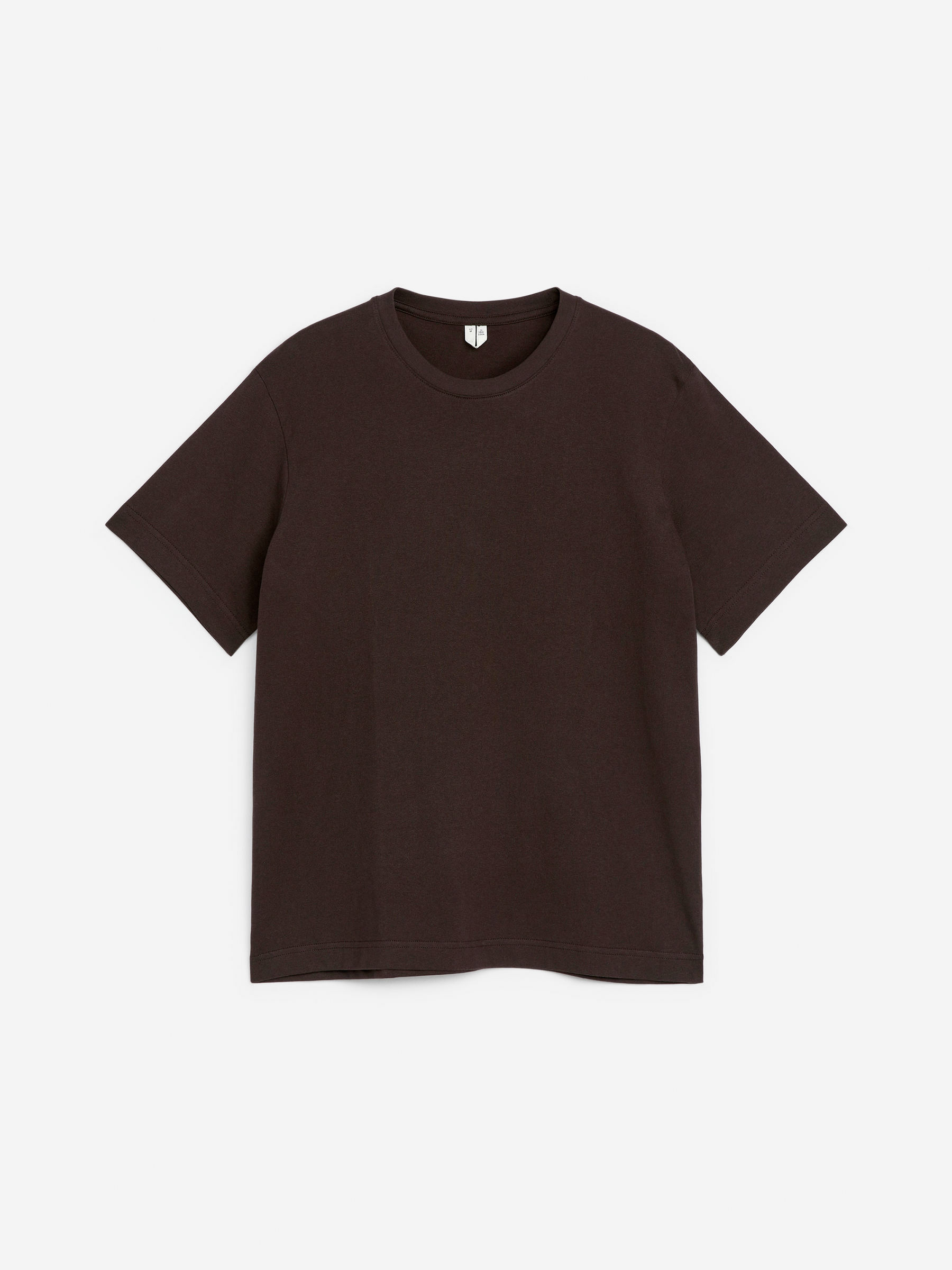 220 GSM Relaxed T-Shirt-#3F3838-15958