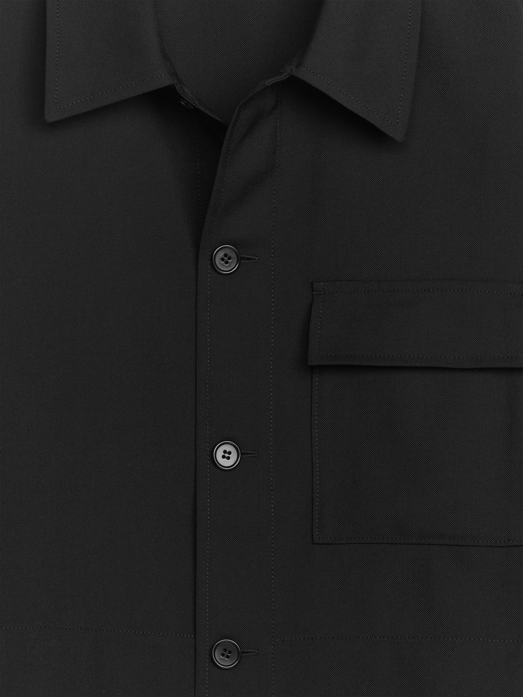 Jacke in Hopsack-Bindung - Schwarz - Relaxed Fit - Herren - StillMedia/DescriptiveDetail - 2