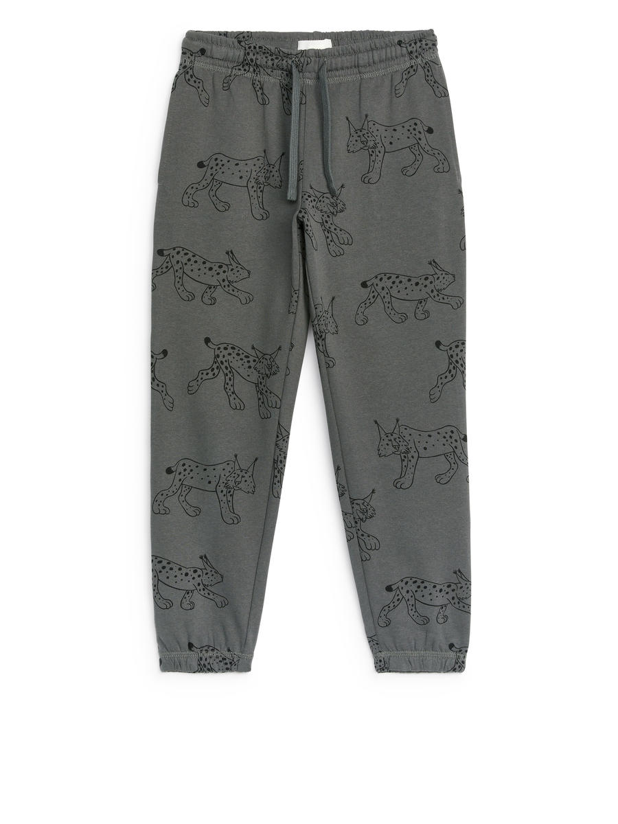 French Terry Sweatpants Grey Lynx Children ARKET NL