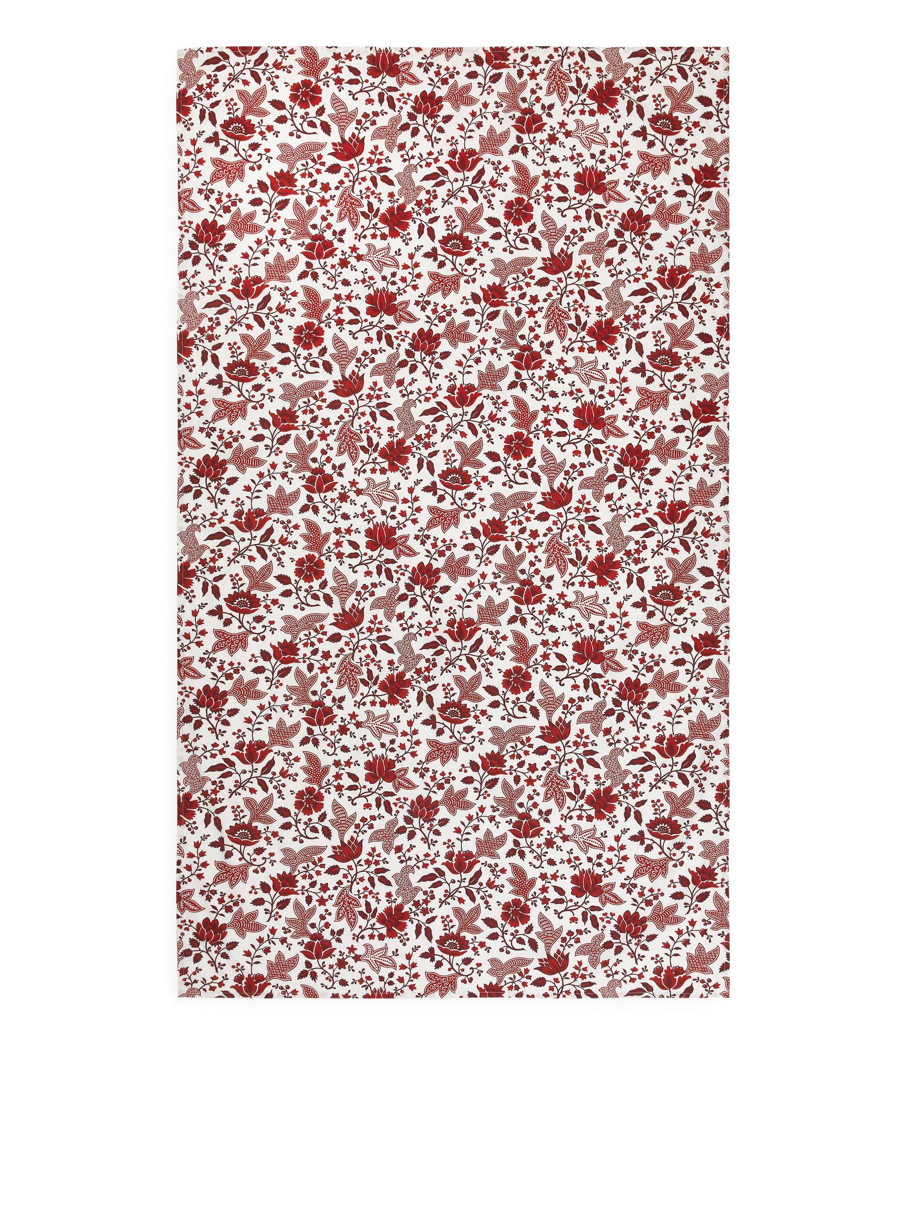 Cotton Table Cloth 145 x 250 cm - Off White/Red - Homeware - StillMedia/DescriptiveStillLife - 2