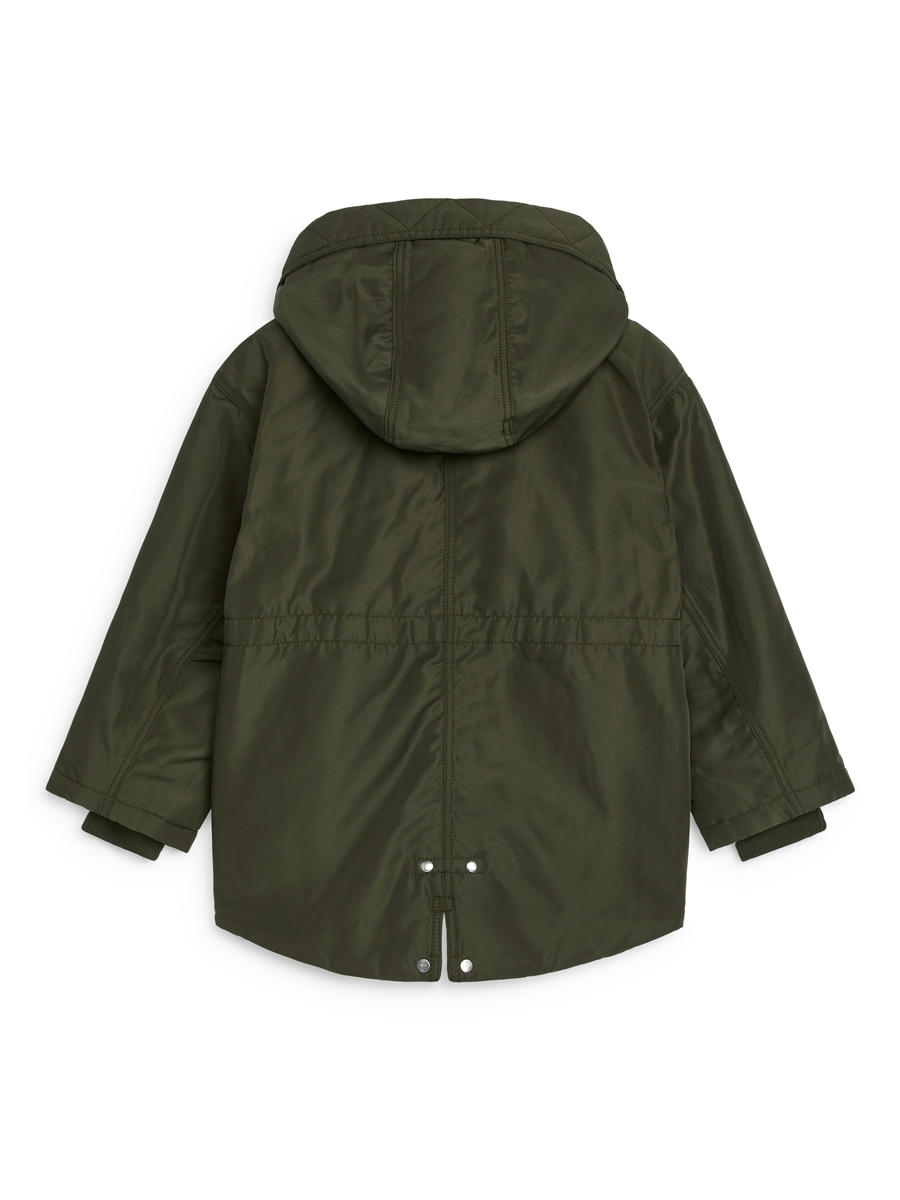 Gefütterter Parka-#45473E-13075