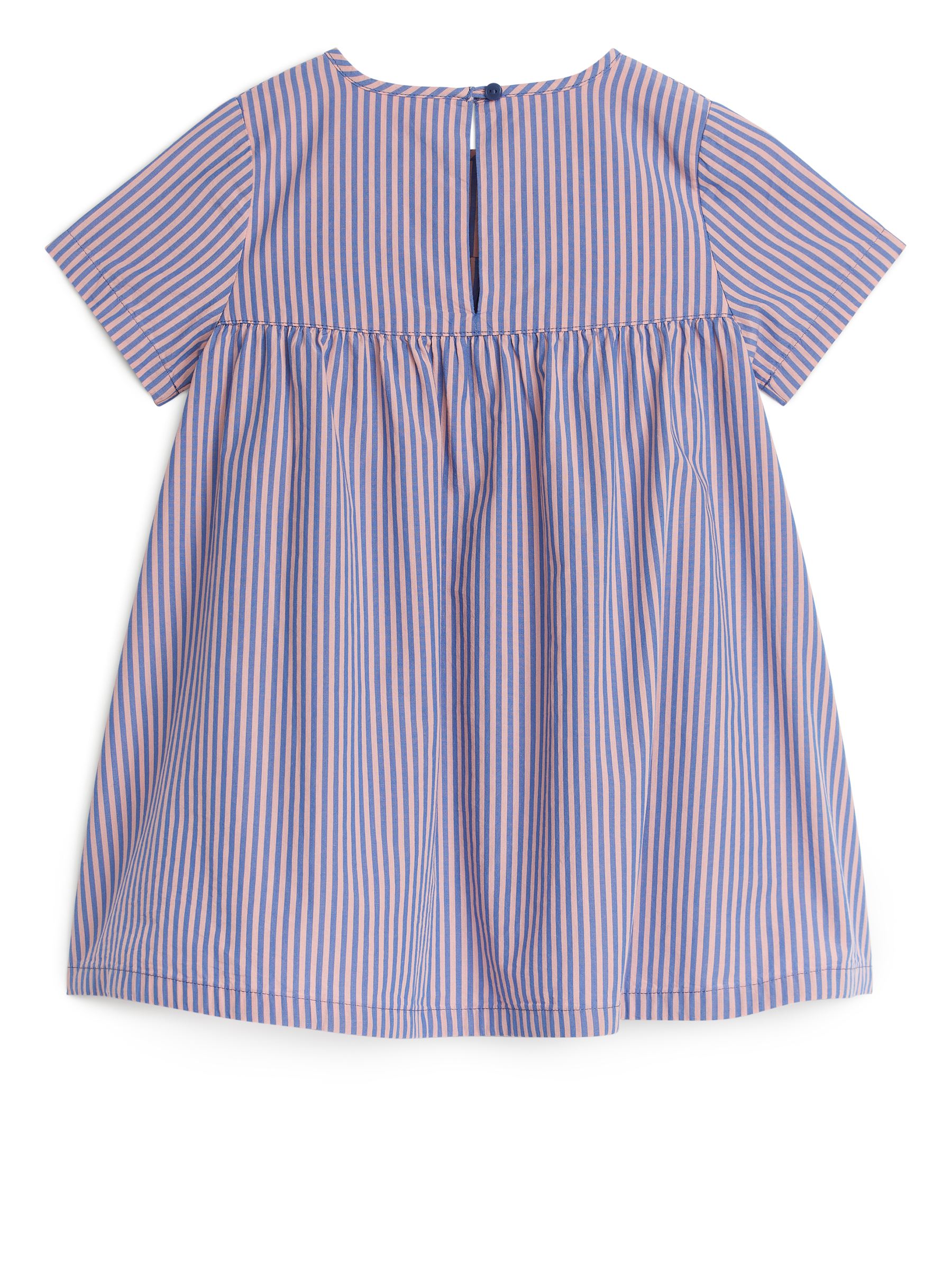 Bawełniana sukienka - Blue/Stripes - Fason normalny - Children - StillMedia/DescriptiveStillLife - 3