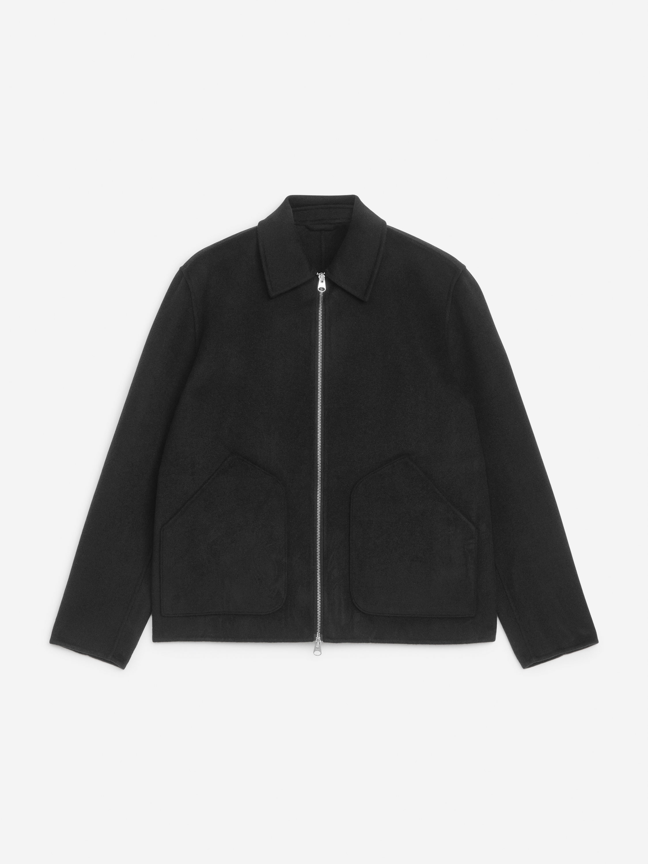 Short Double-Face Wool Jacket – Dark Blue – Men – ARKET WW