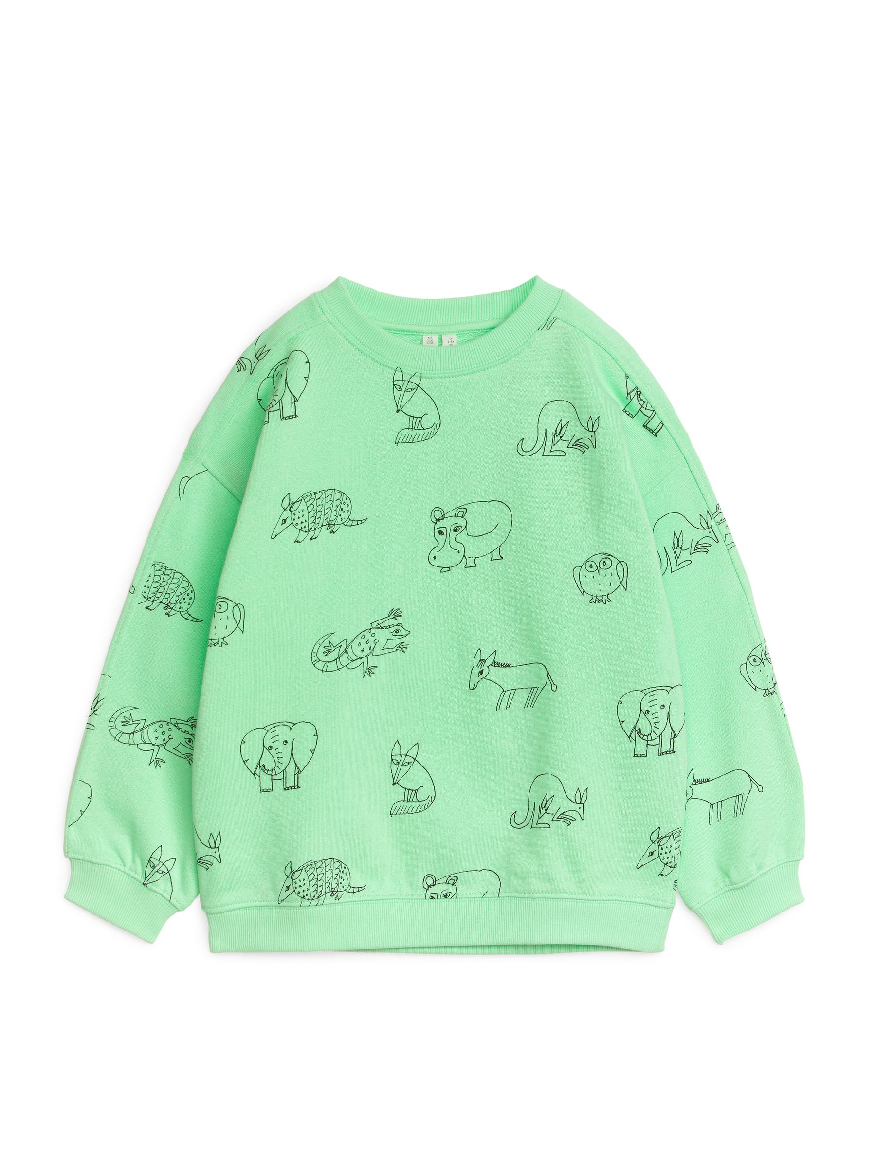 Felpa con stampa ARKET and Lisa Larson - Verde - Relaxed fit - Children - StillMedia/DescriptiveStillLife - 2