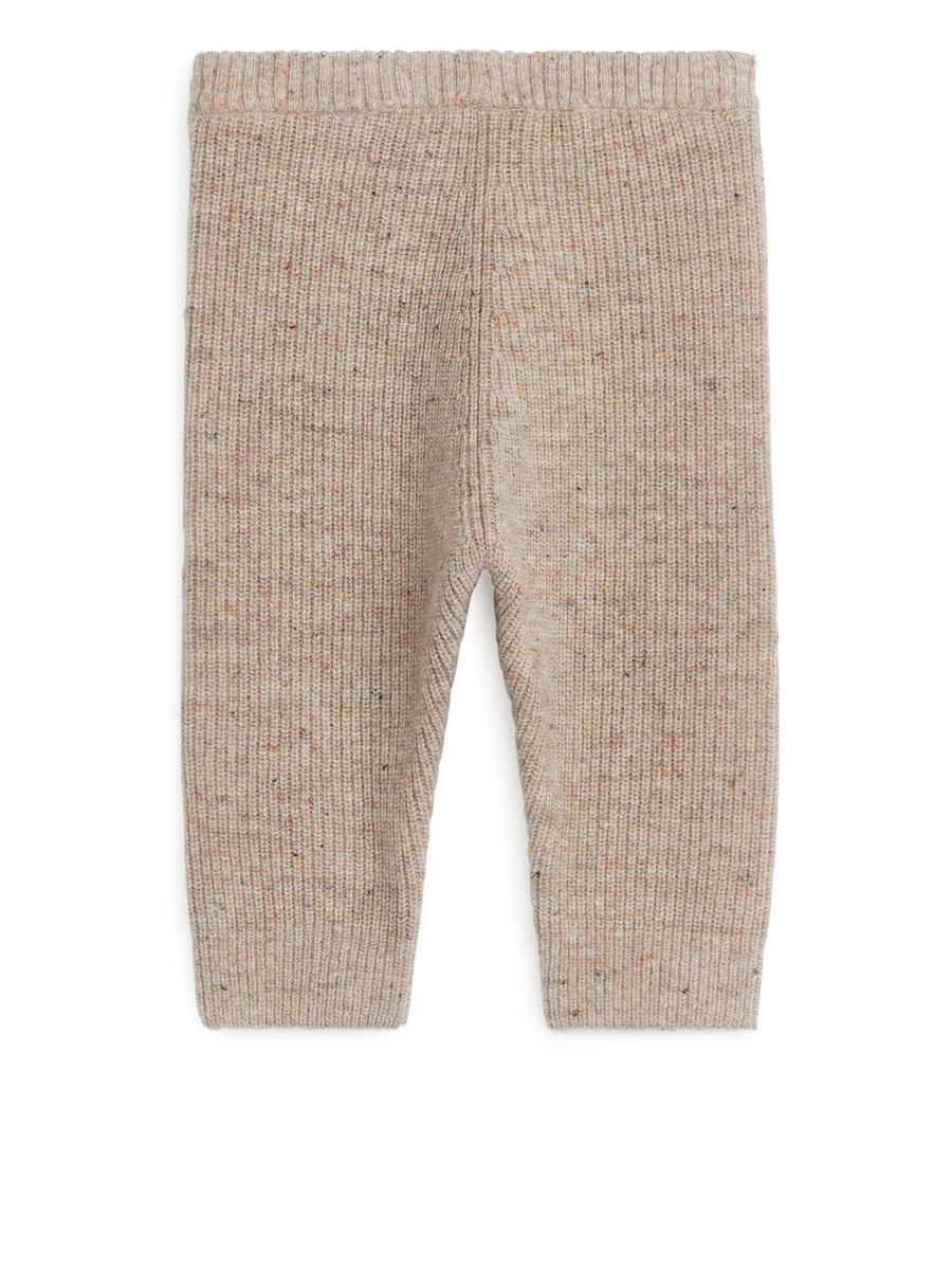 Knitted Wool Trousers - Beige - Regular fit - Children - 0995242002