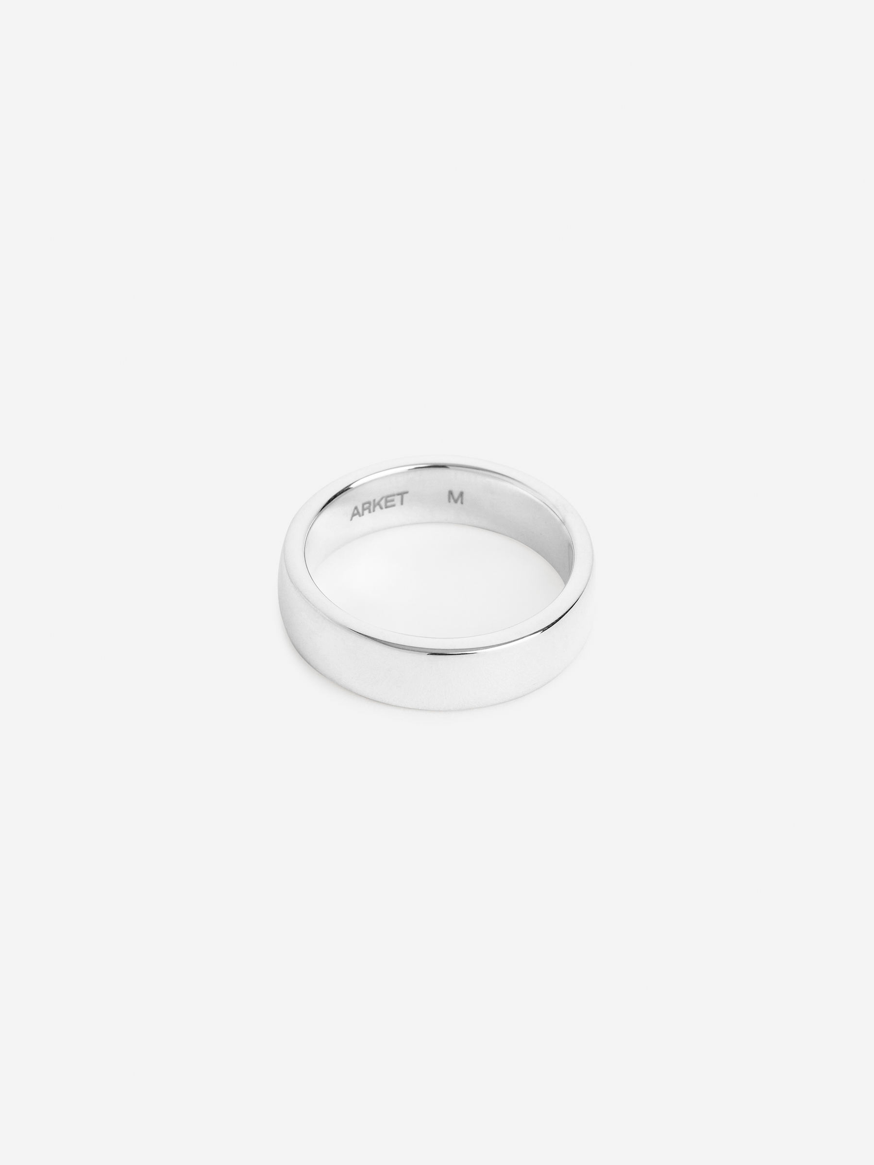 Zylinderförmiger Ring aus Sterlingsilber-#666B75-13208