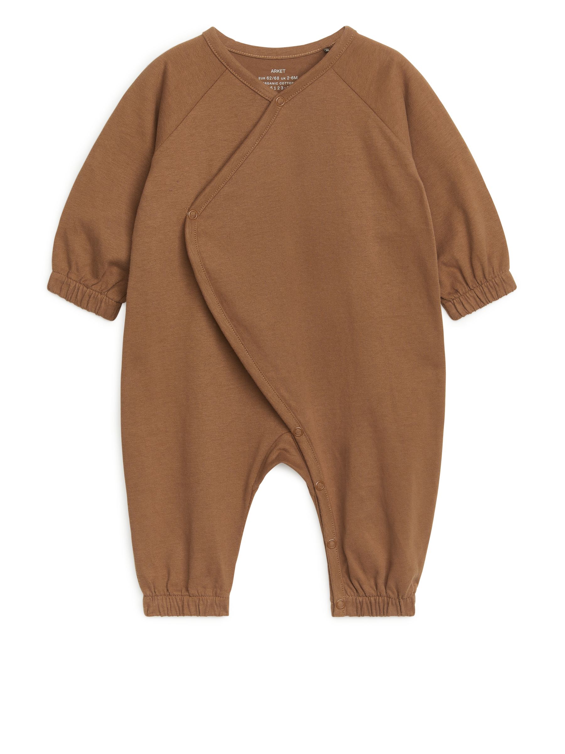Jersey Wrap Overall - Brown - Corte relajado - Children - StillMedia/DescriptiveStillLife - 1