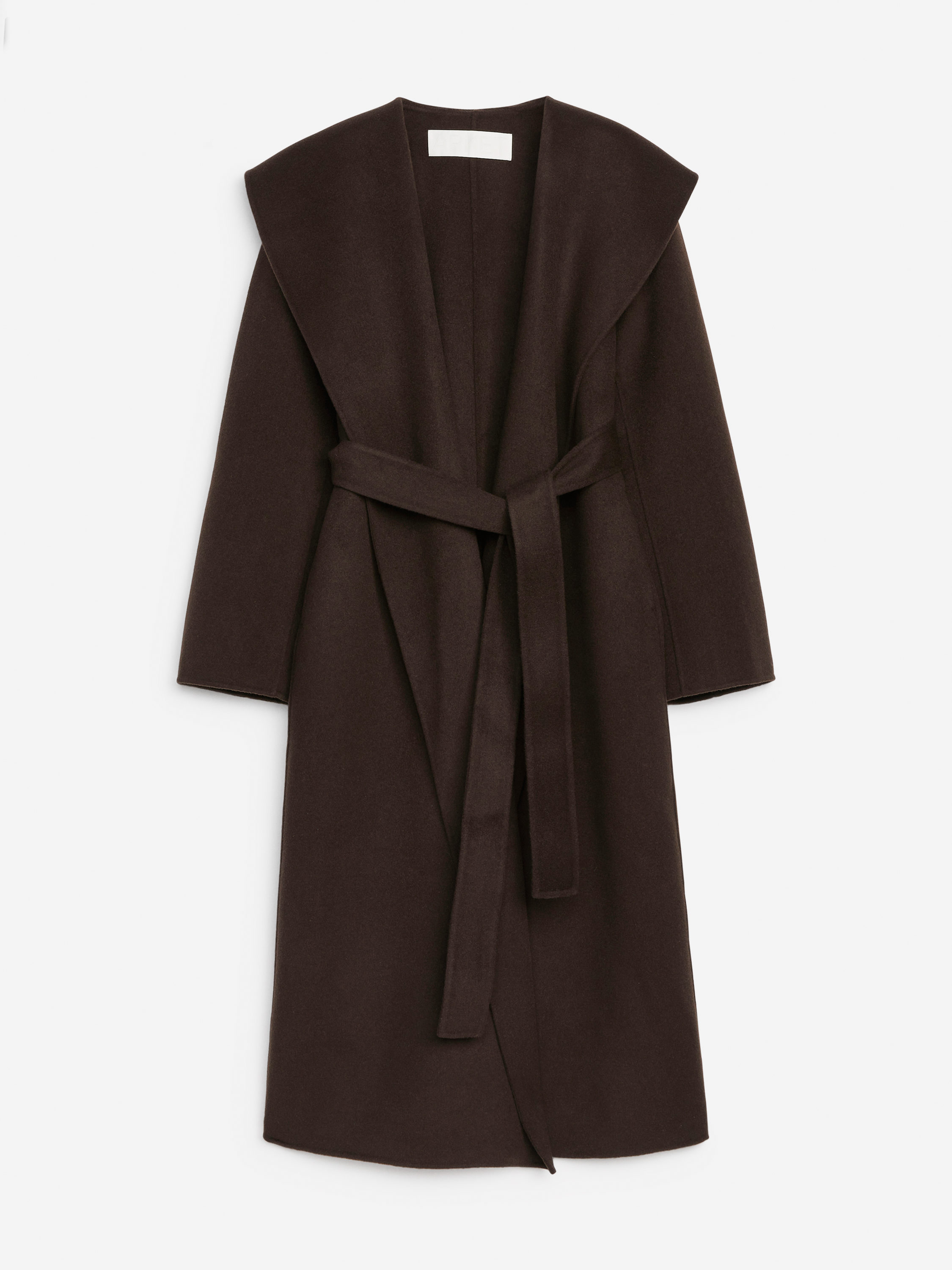 Shawl-Collar Coat – Dark Brown – Women – ARKET WW
