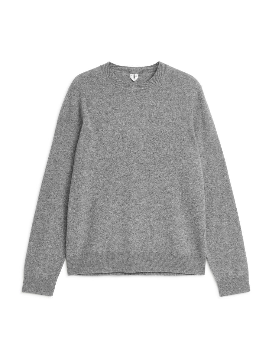 Cashmere Jumper-#A5A5A5-9263