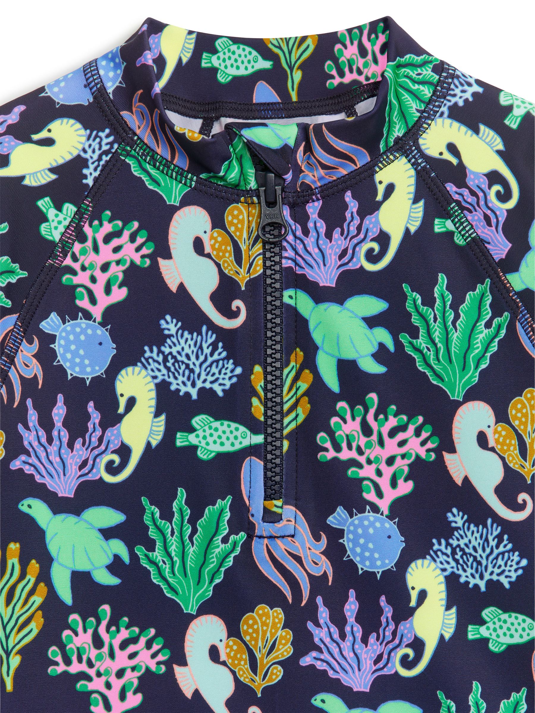 Maglia a maniche lunghe con protezione UV - Blu scuro/Multicolore - Regular fit - Children - StillMedia/DescriptiveDetail - 1