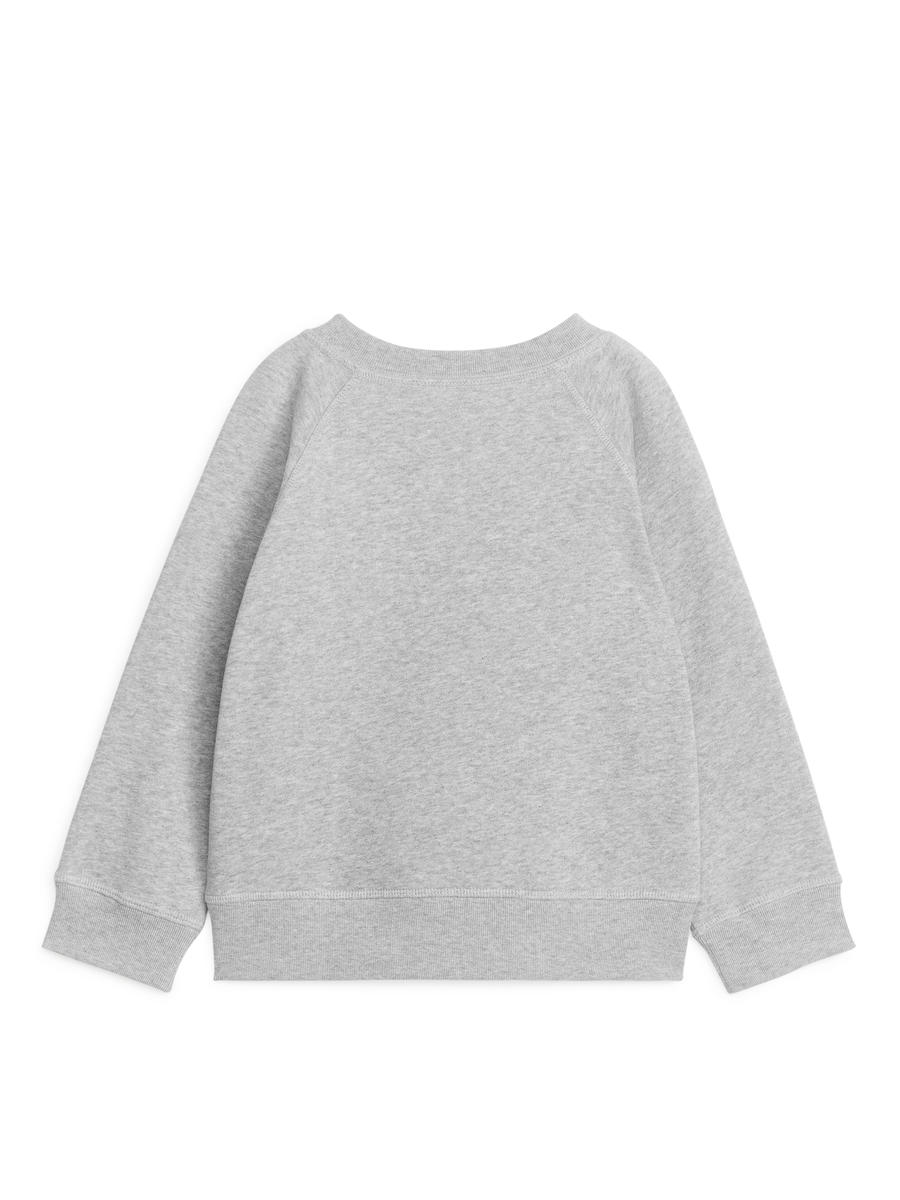 Cotton Sweatshirt-#B9BABC-5867