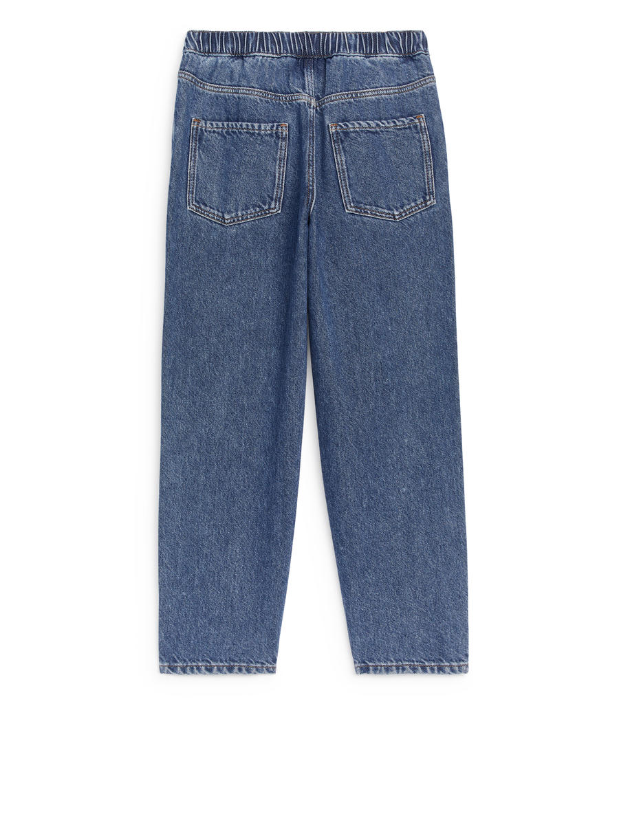 Pull-On Denim Trousers-#333860-12502