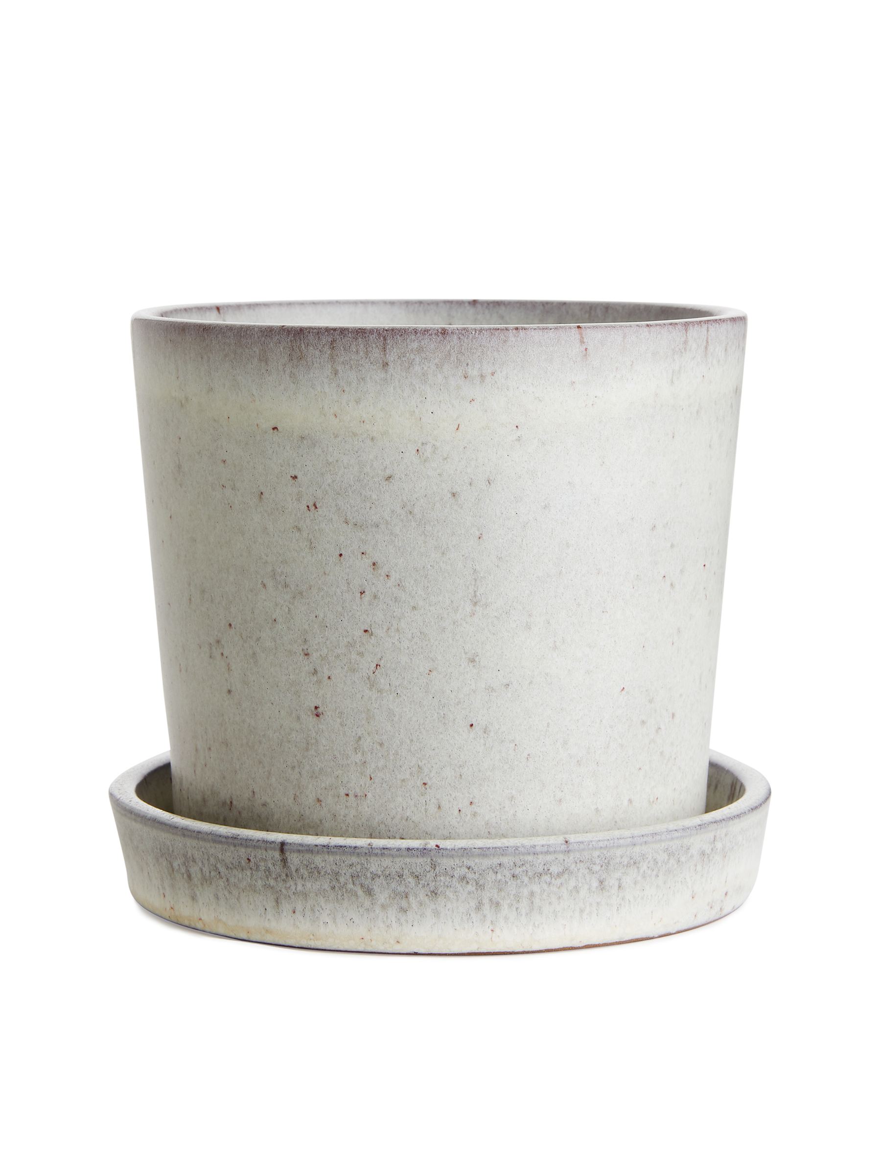 Blumentopf aus Terrakotta, 12 cm - Cremeweiß - Homeware - StillMedia/DescriptiveStillLife - 1