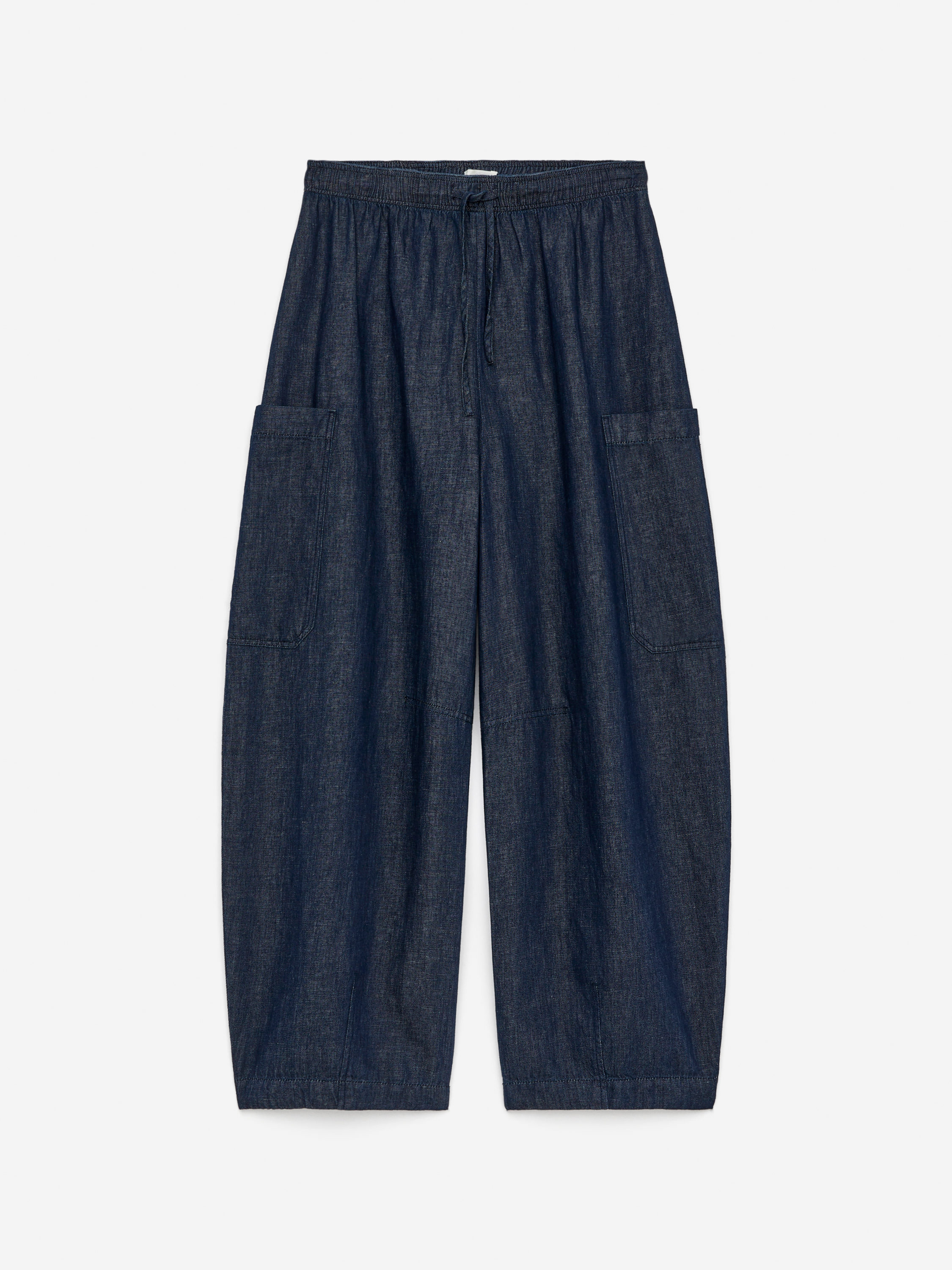 Eva Drawstring Denim Jogger (True Blue)