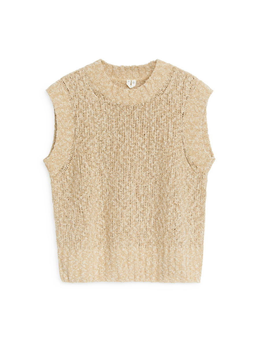 Strickweste - Beige - Regular Fit - Women - 1224424001