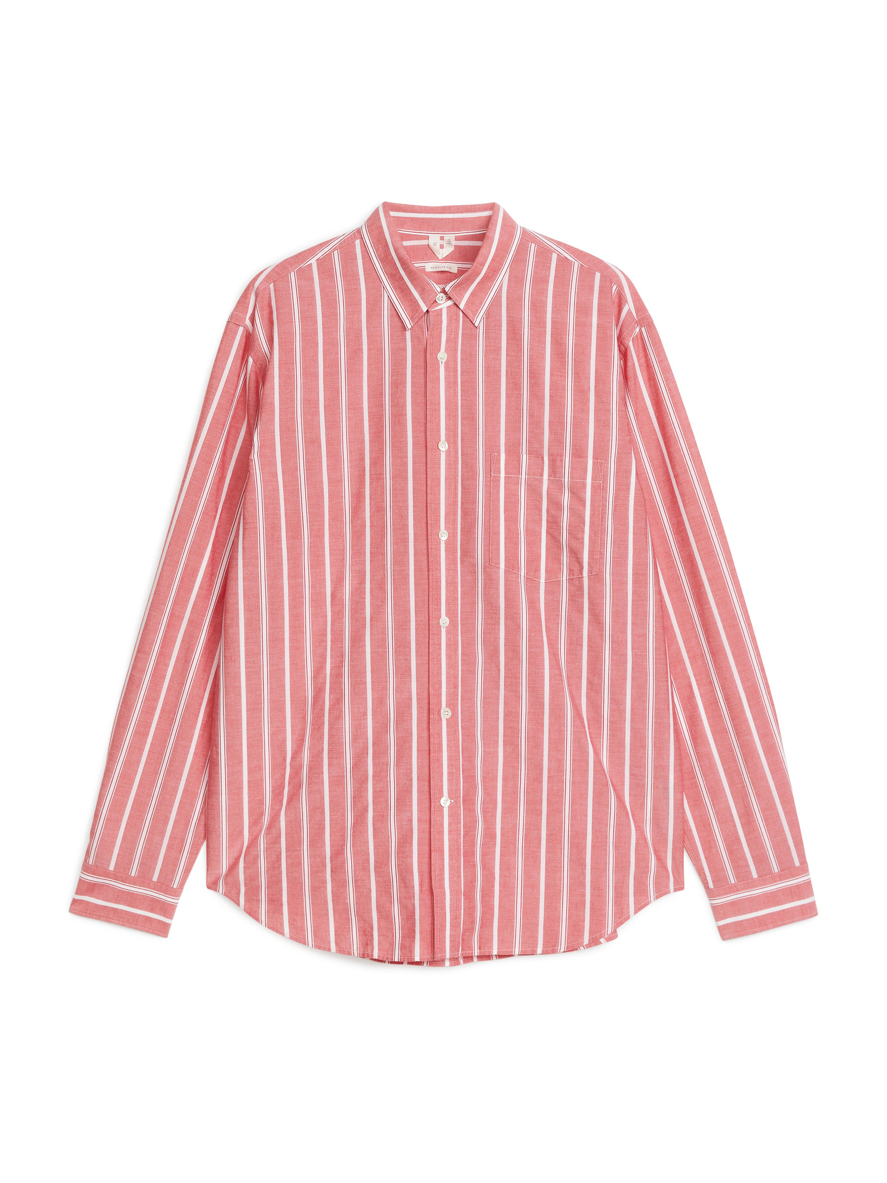 Legeres Popeline-Hemd - Rot/Weiß - Relaxed Fit - Men - StillMedia/DescriptiveStillLife - 1