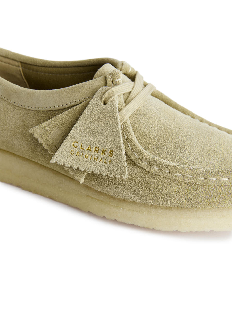 Clarks Wallabee Shoes-#D0C2AA-13153