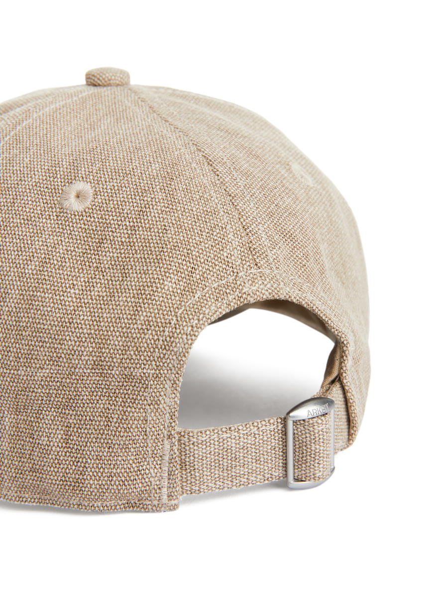 Baumwollcap im 6-Panel-Design-#AE9F8E-12461