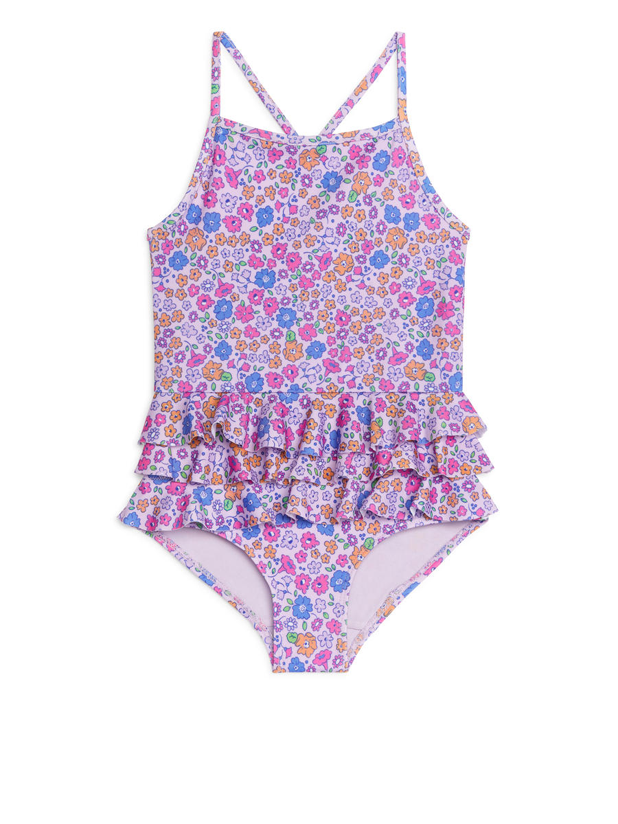 Frill Swimsuit - Lilac - Regular fit - Children - 1214914001