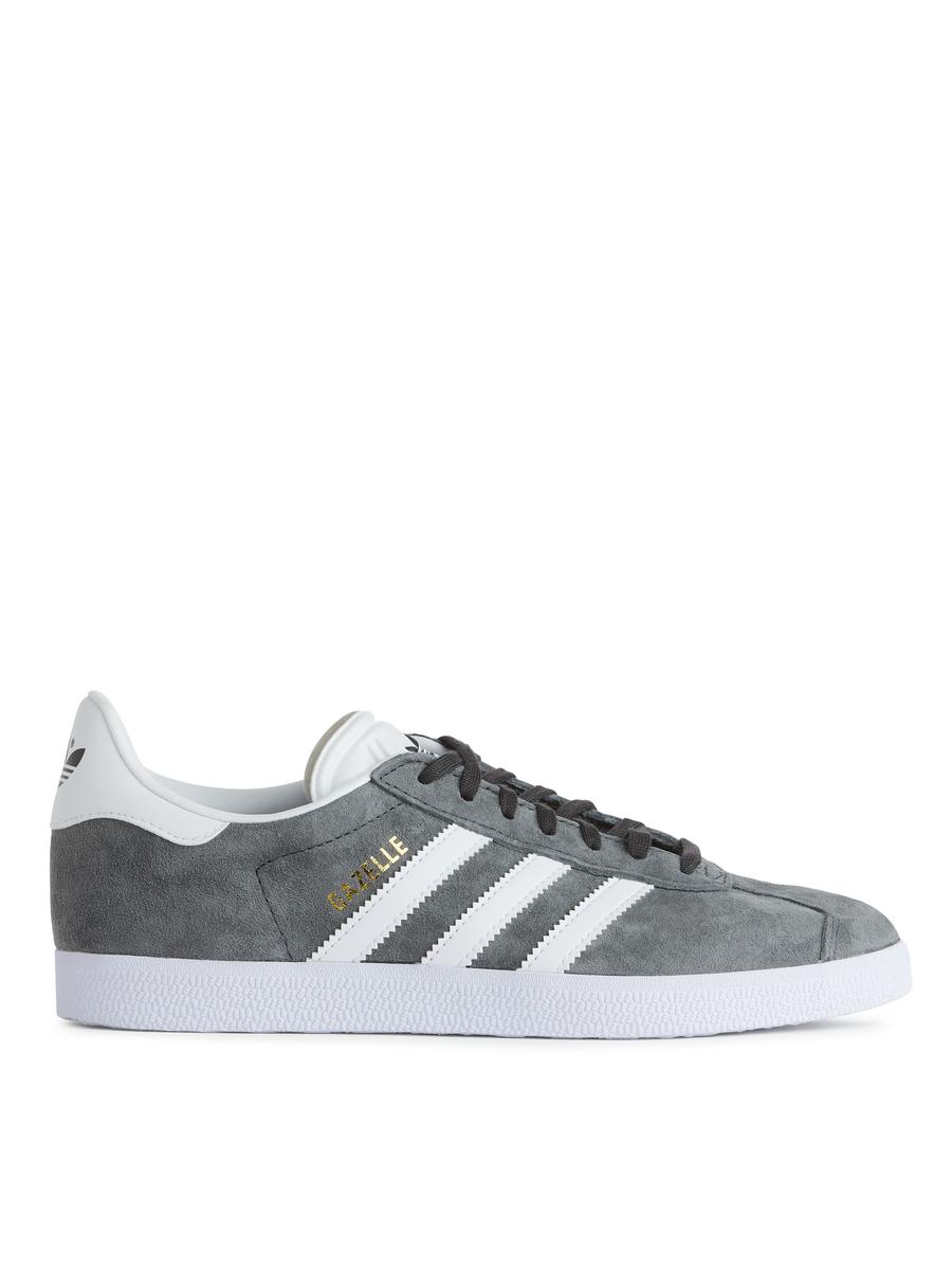 Adidas gazelle grey mens trainers hotsell